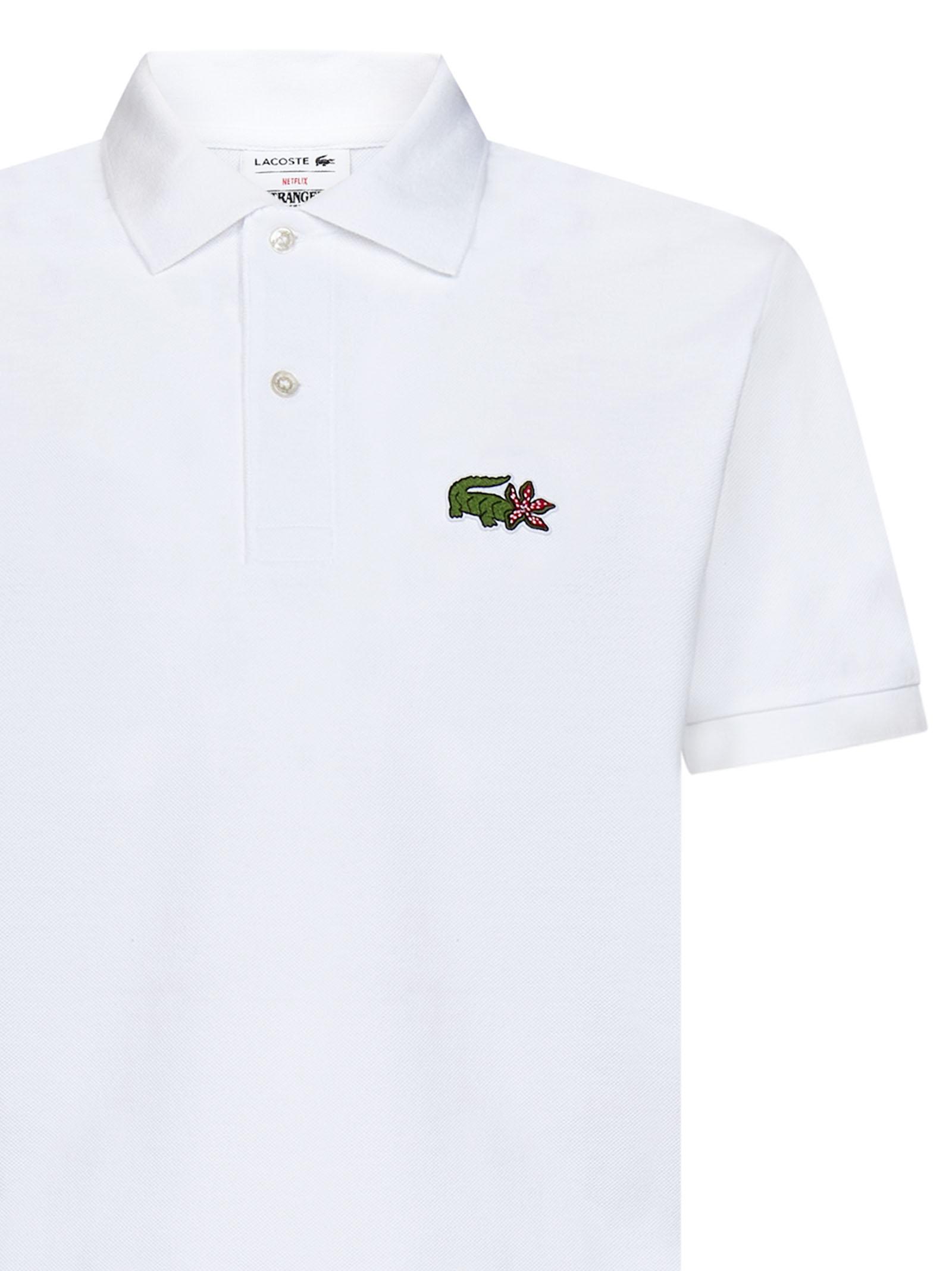 Lacoste X Netflix Polo Shirt in White for Men | Lyst