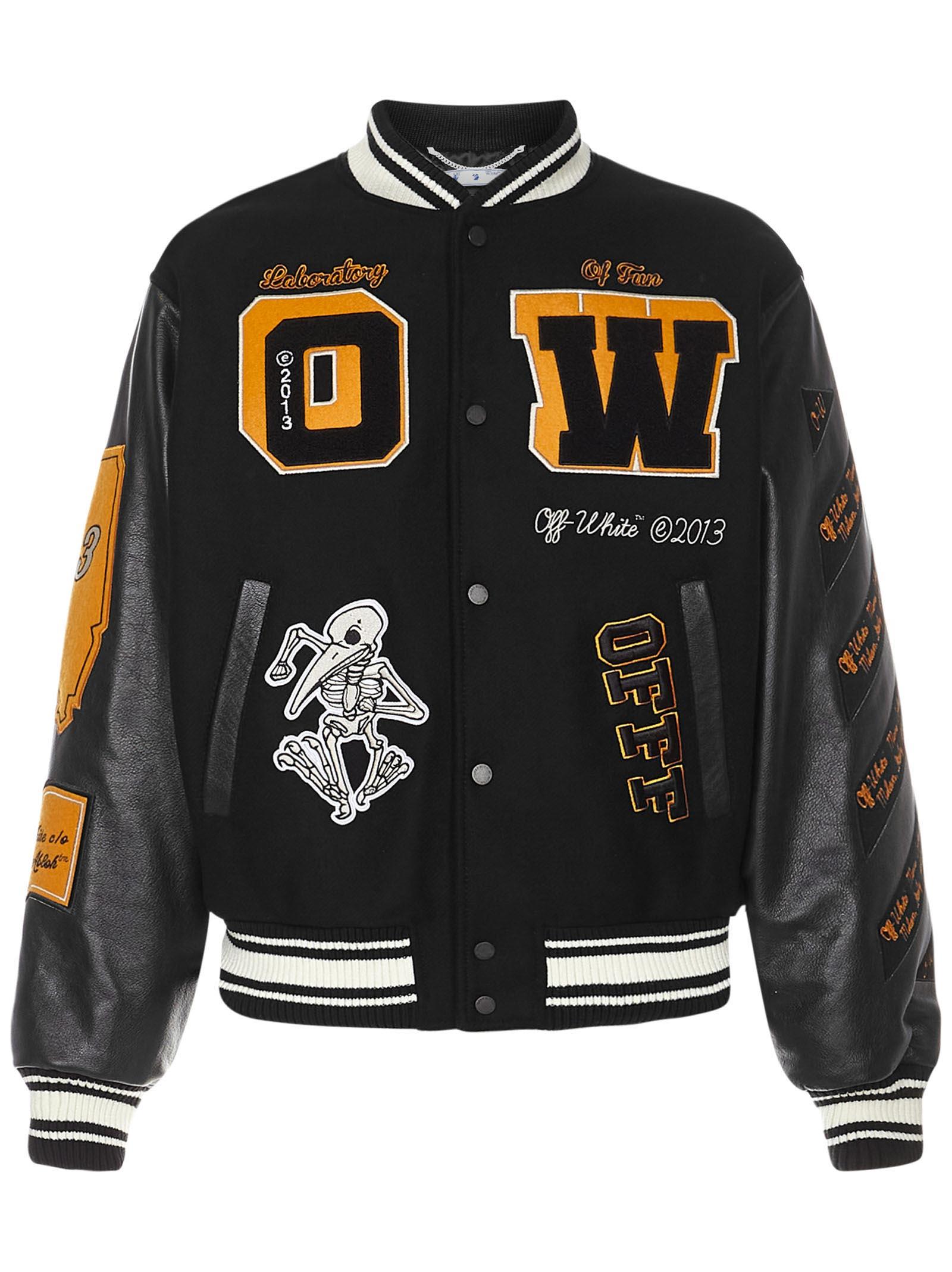 college jacket leather