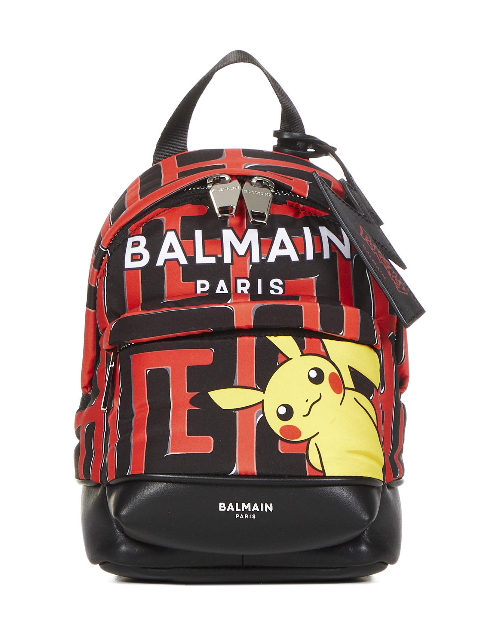 Balmain X Pokémon Backpack in Red | Lyst