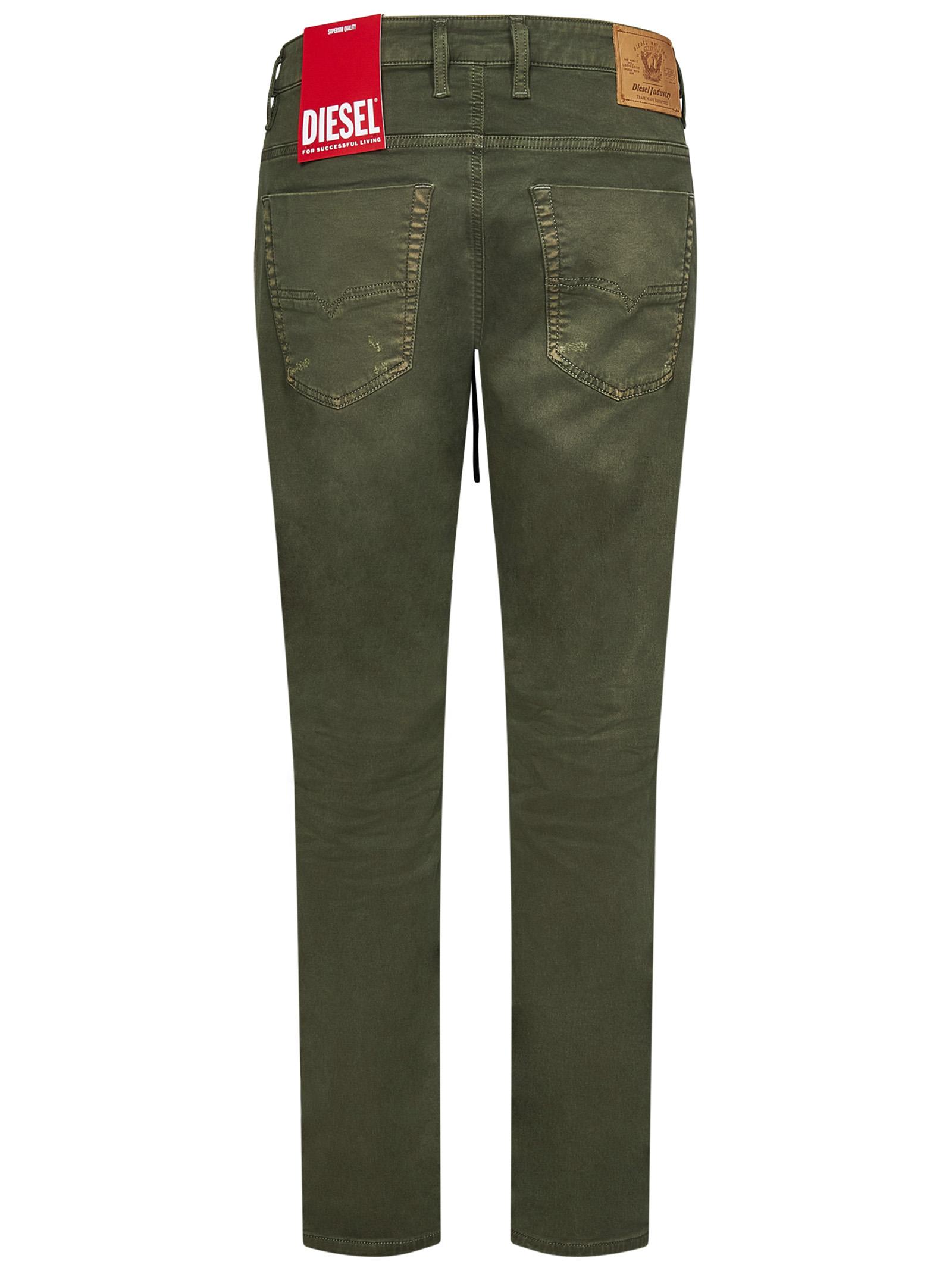 DIESEL Krooley joggjeans® 09e98 Tapered Jeans in Green for Men | Lyst
