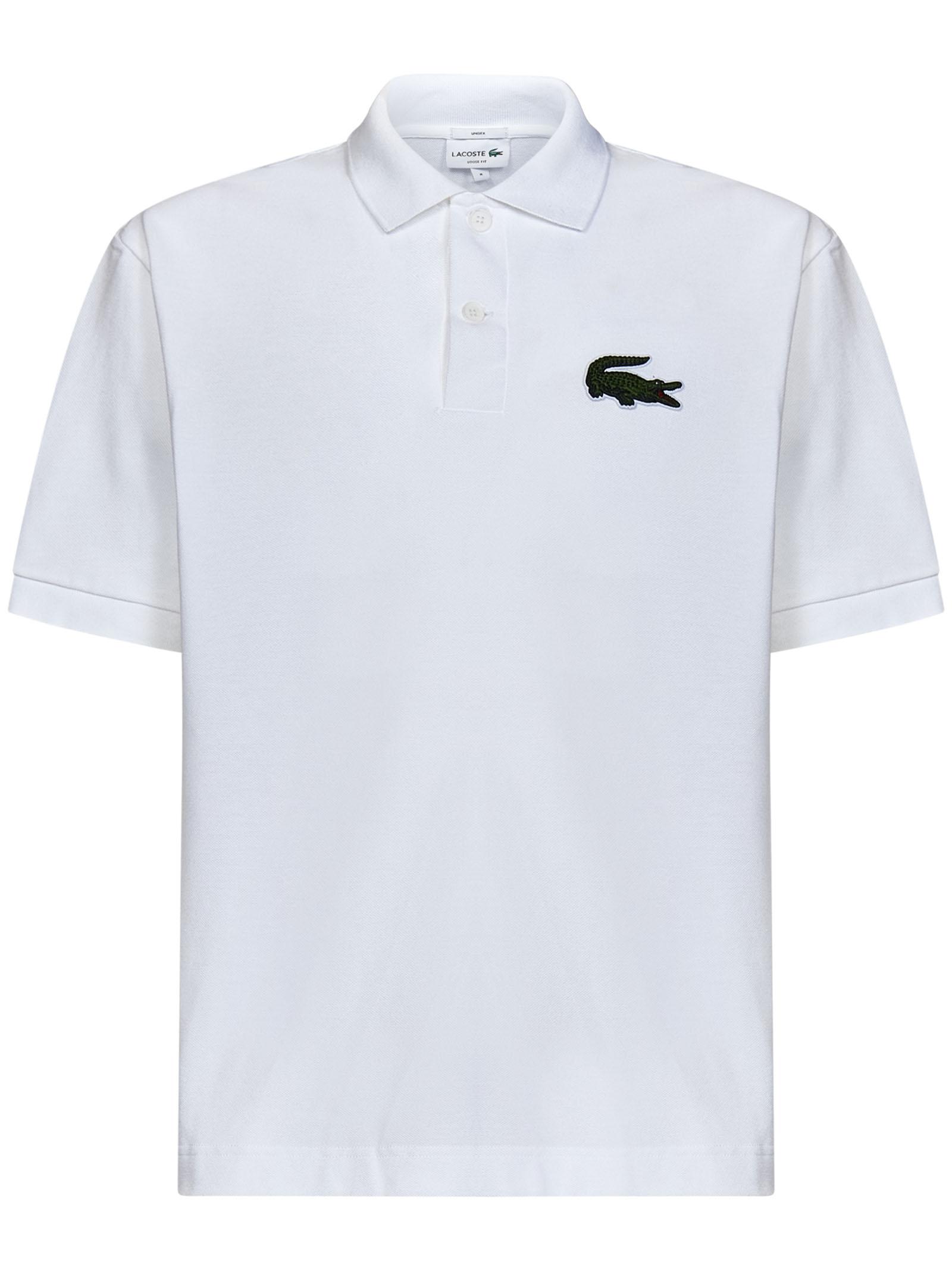 Lacoste Polo Shirt in White | Lyst