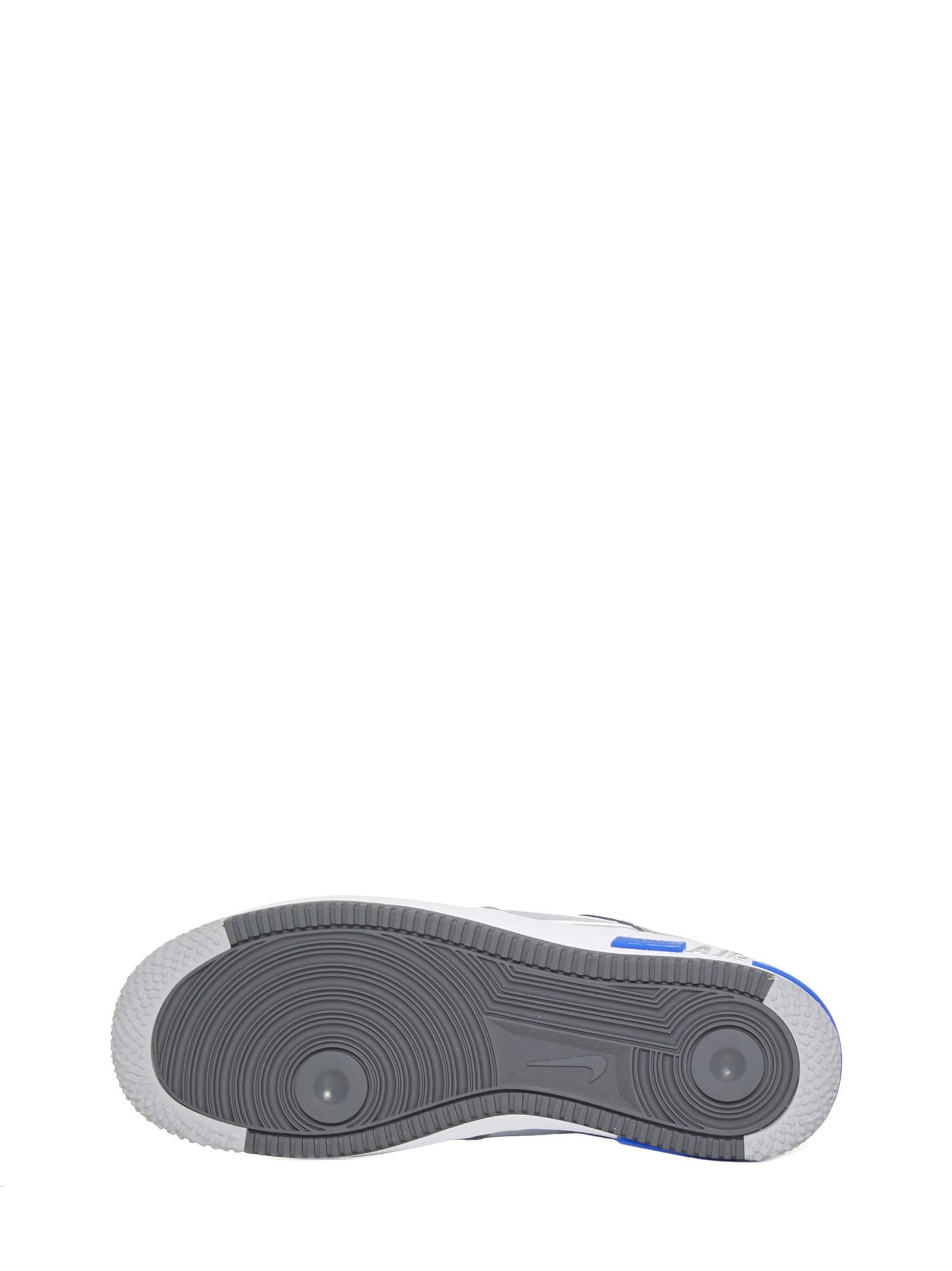 Sneakers grigie Air Force 1 React in pelle con swoosh bianco disegnato sui  lati. da Uomo di Nike in Grigio | Lyst