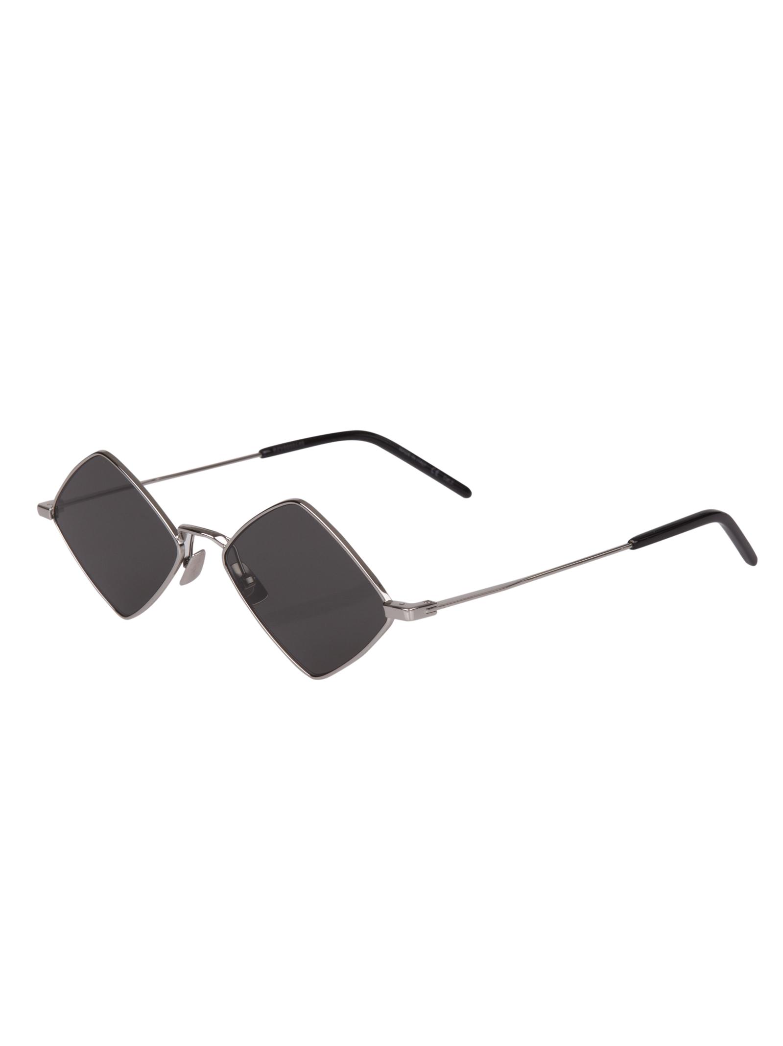 Saint Laurent Lisa Sl302 Rhombus-shaped Black-lenses Metal Sunglasses | Lyst