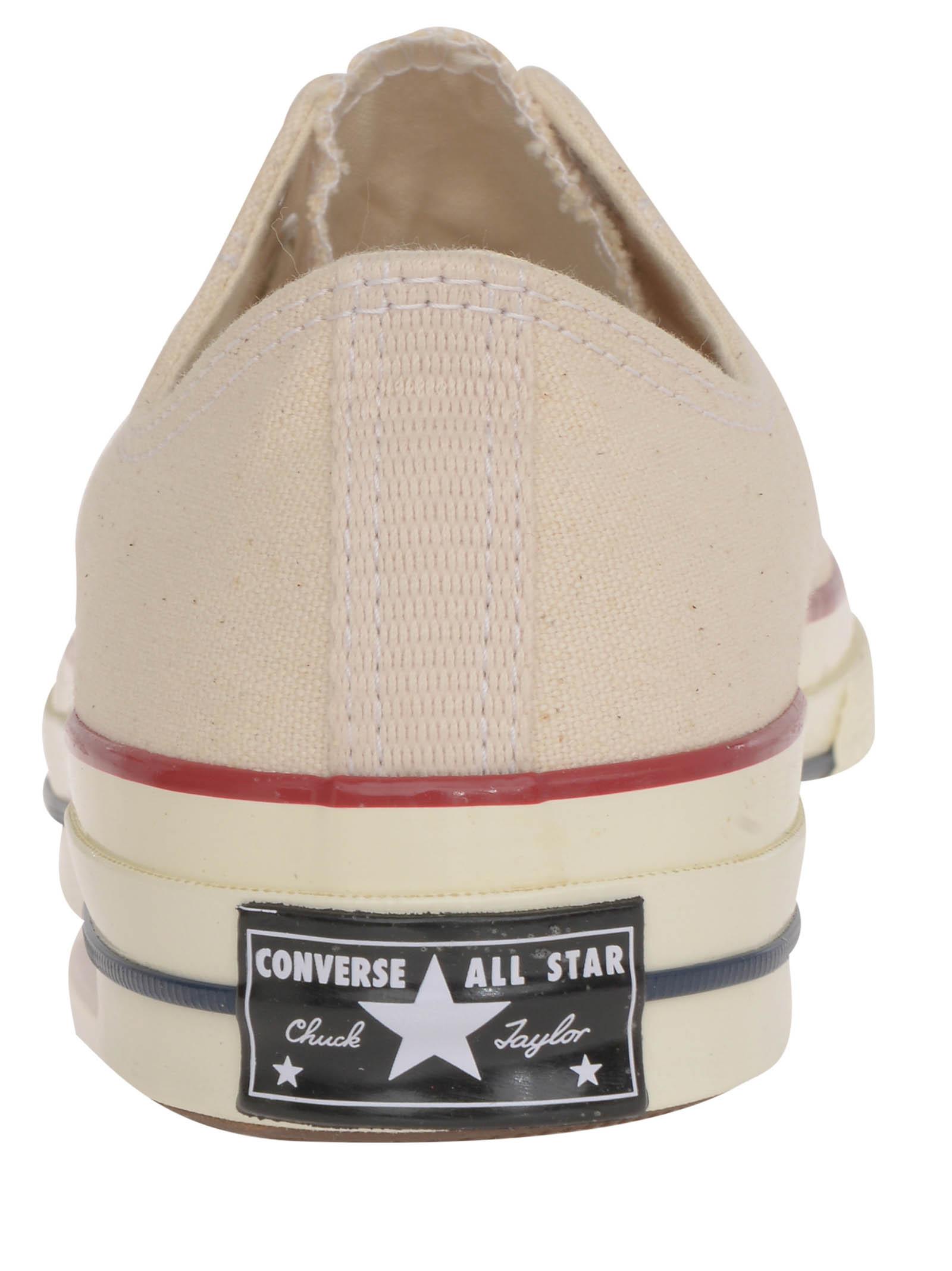 Converse Chuck 70 Ox Cream-white Cotton-canvas Low-top Sneakers With Back  Logo Patch in Beige (Natural) for Men | Lyst