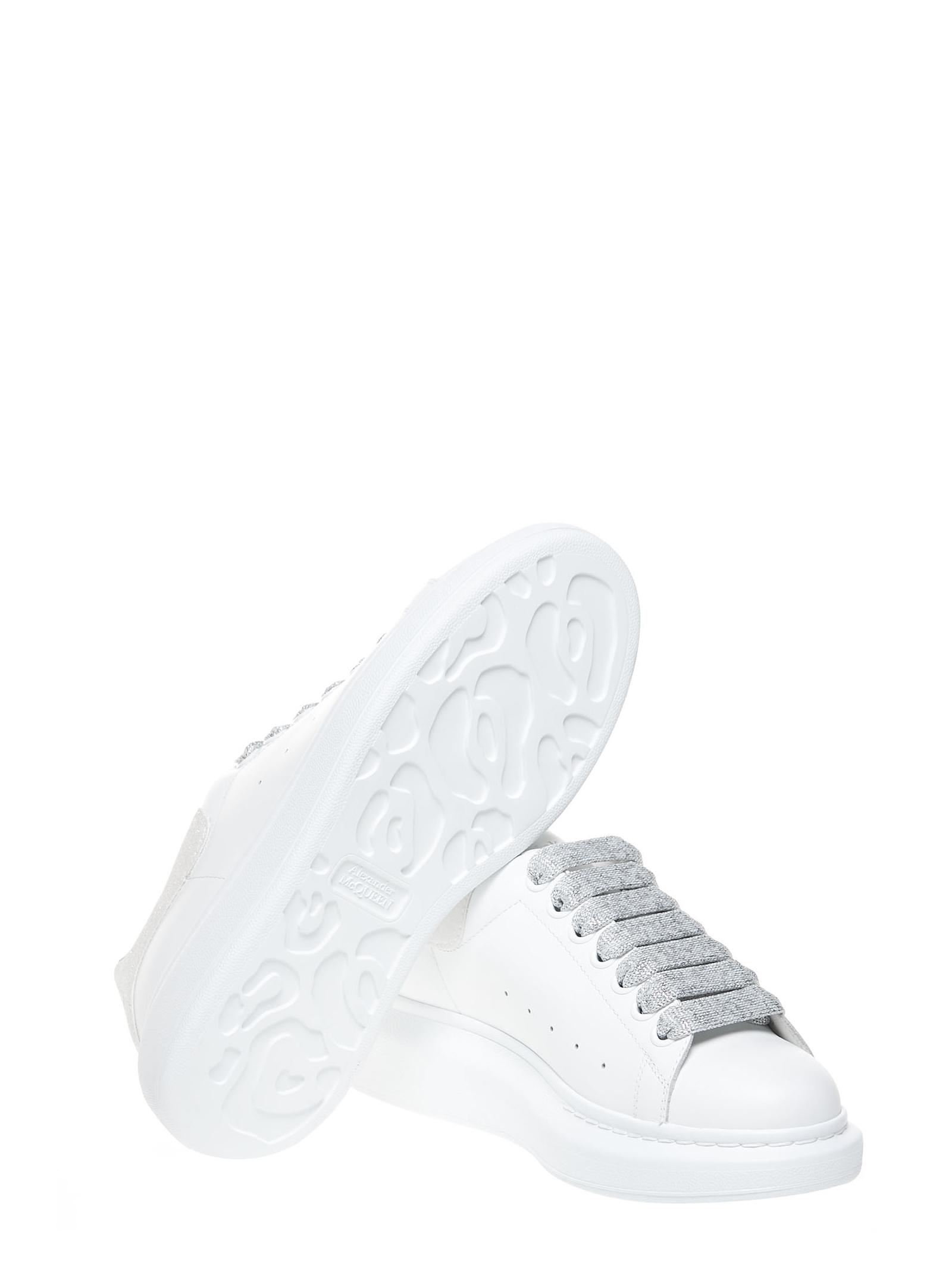 alexander mcqueen sneakers silver back