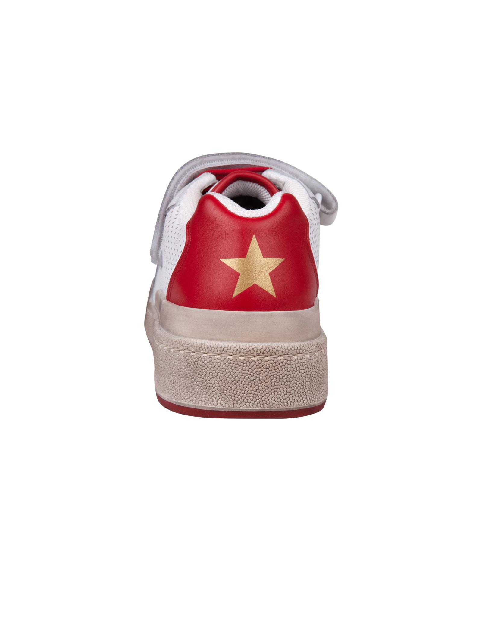 saint laurent perforated leather sneakers