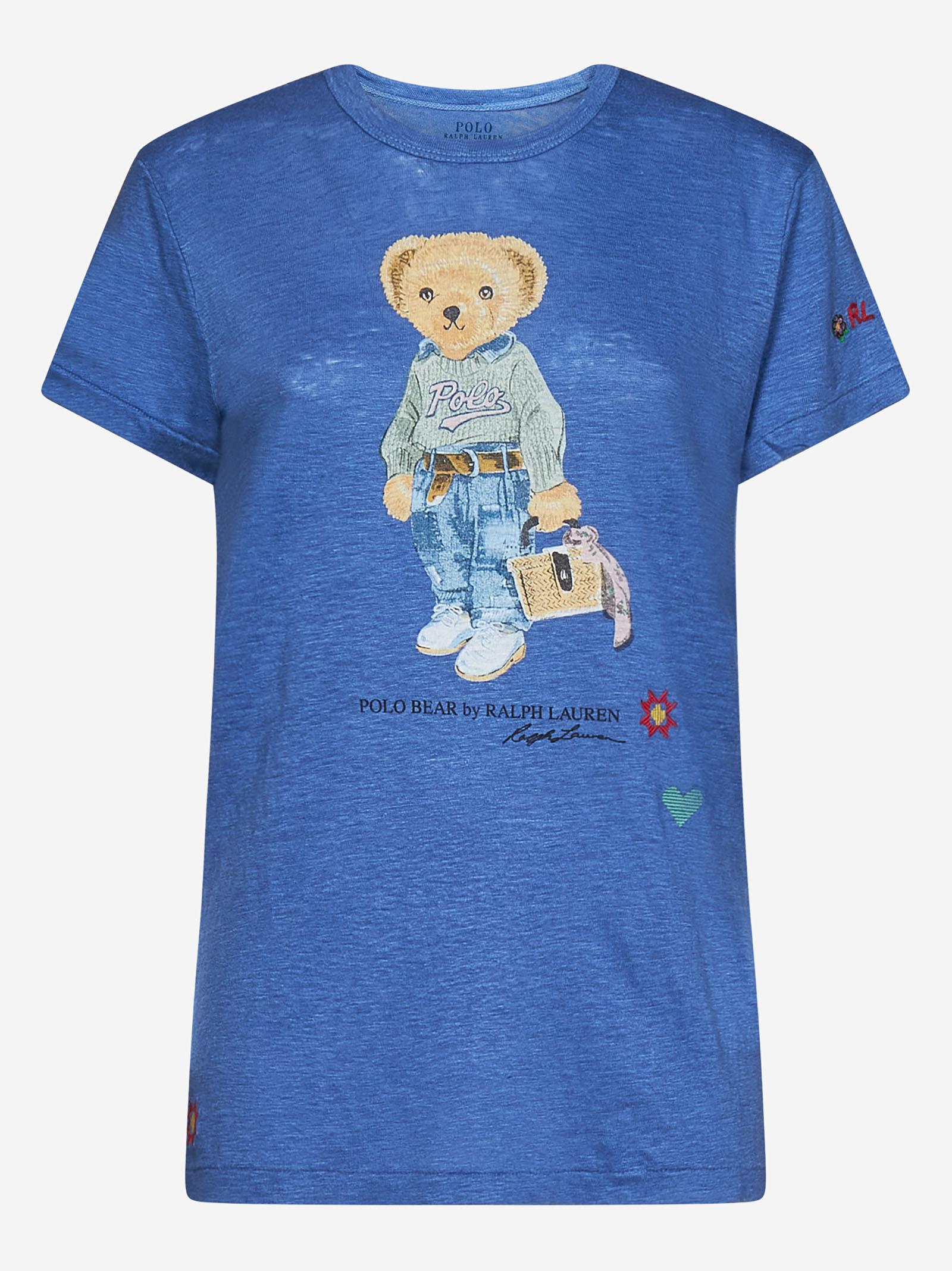 Polo Ralph Lauren Polo Bear T-shirt in Blue | Lyst