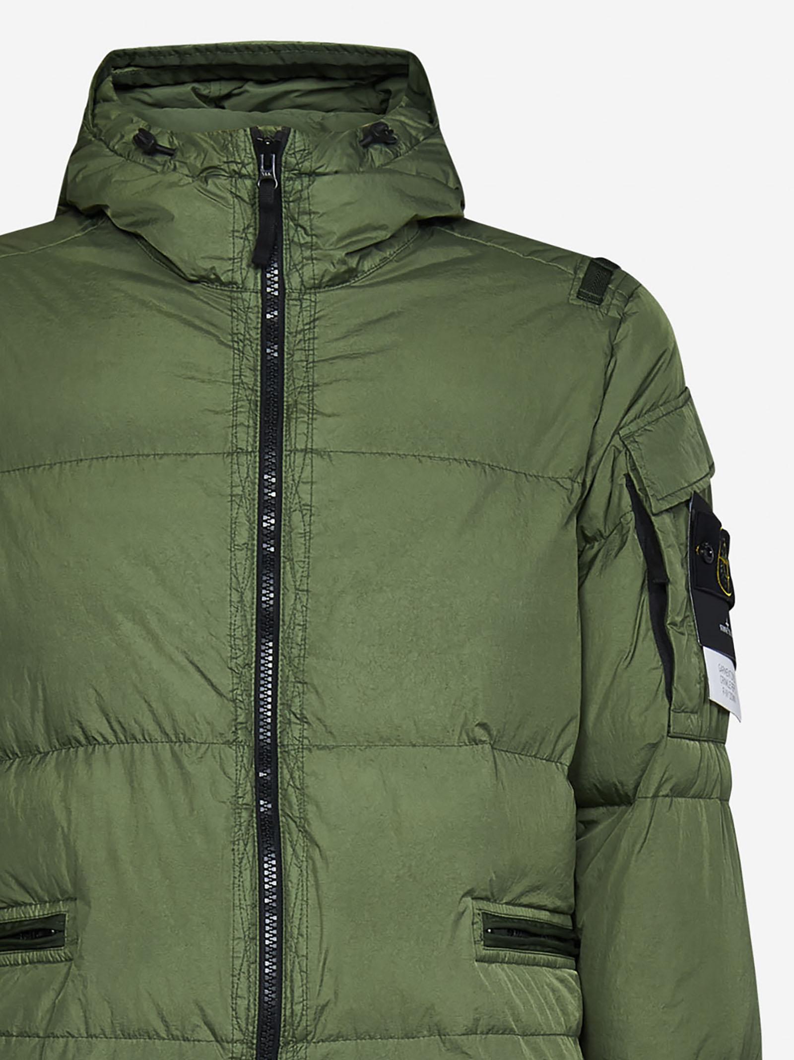 Stone Island 40223 Garment Dyed Crinkle Reps R-ny Down Down Jacket in Green  for Men | Lyst