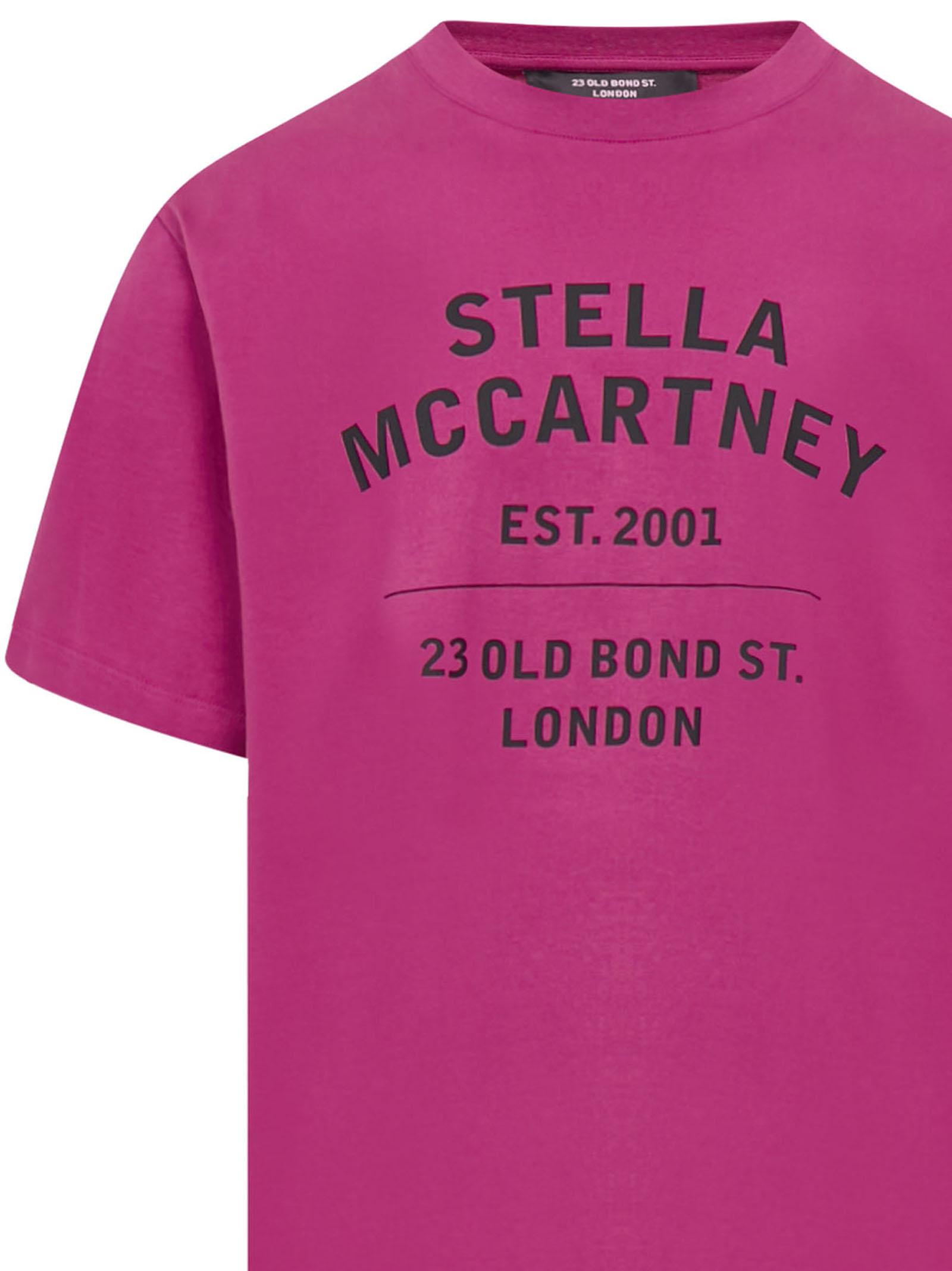 Stella McCartney Cotton T-shirt in Pink - Lyst