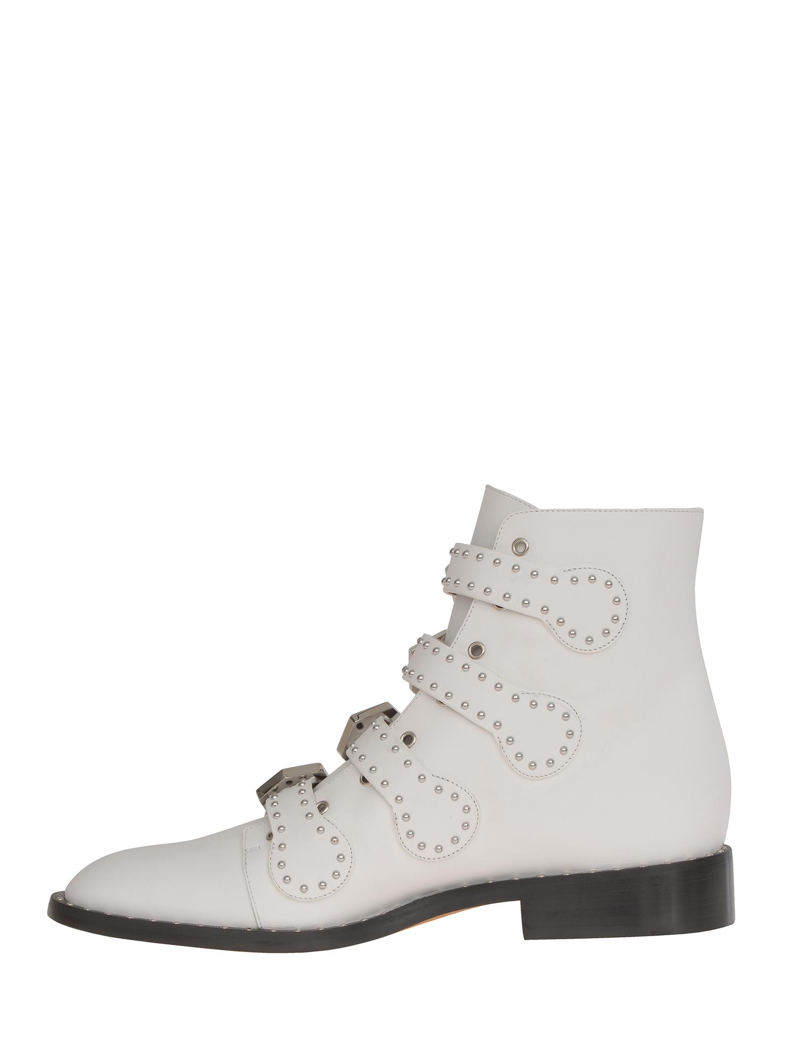 dune raffi black leather studded zip front ankle boot