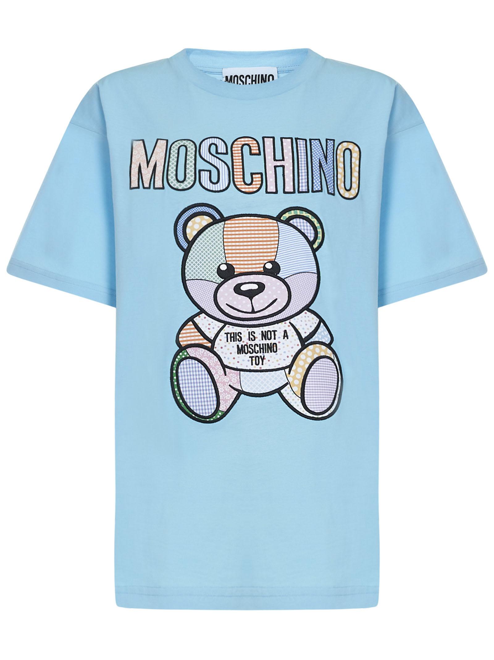Moschino Cotton Teddy Patchwork T-shirt 