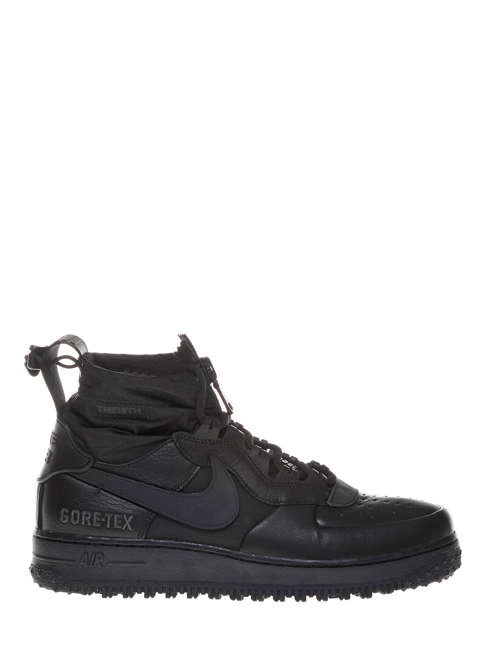 Nike Synthetic *icon Black High-top Air Force 1 Gore-tex With Front Zip And  Ankle Drawstring. for Men | Lyst
