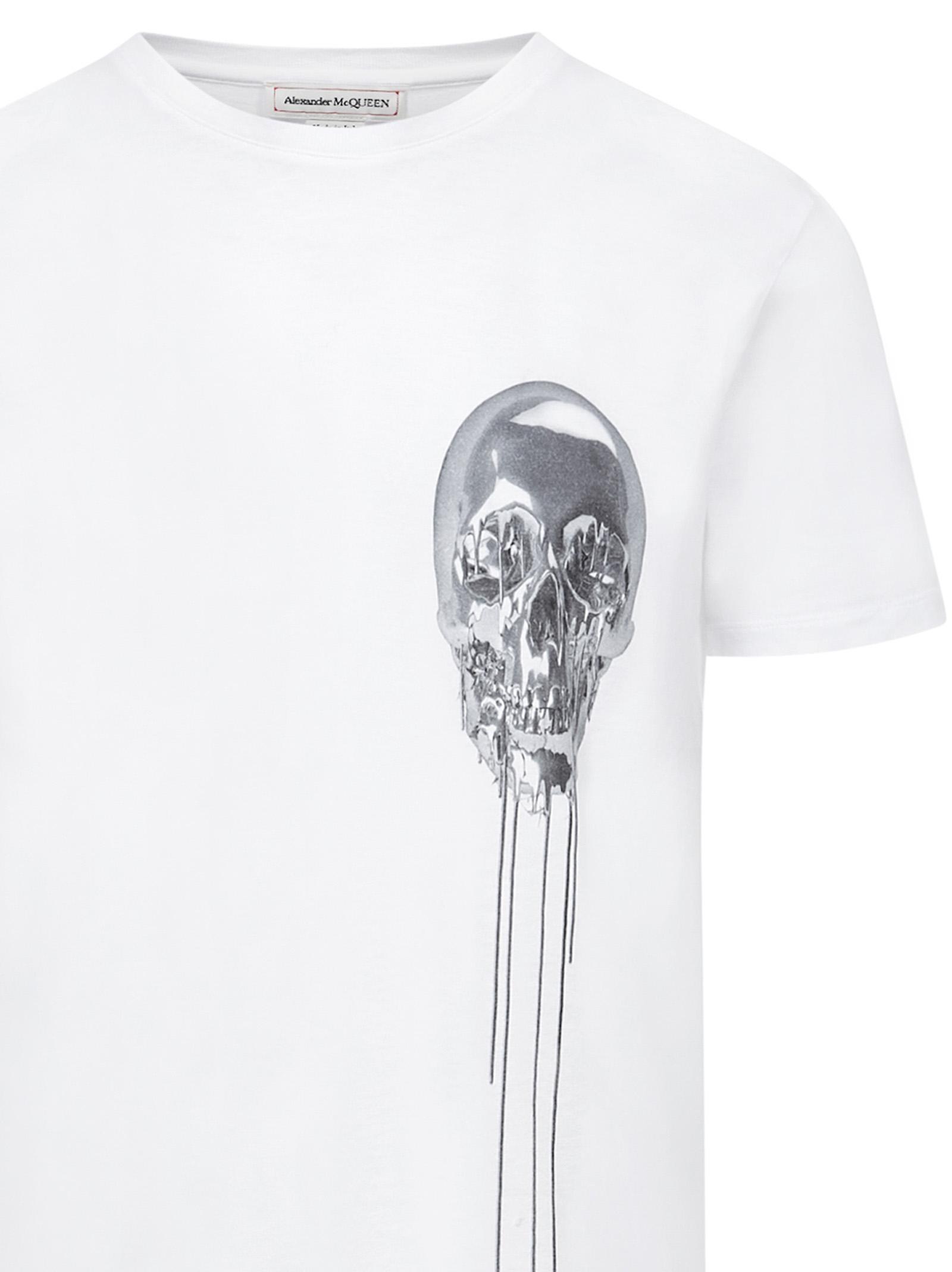white alexander mcqueen t shirt