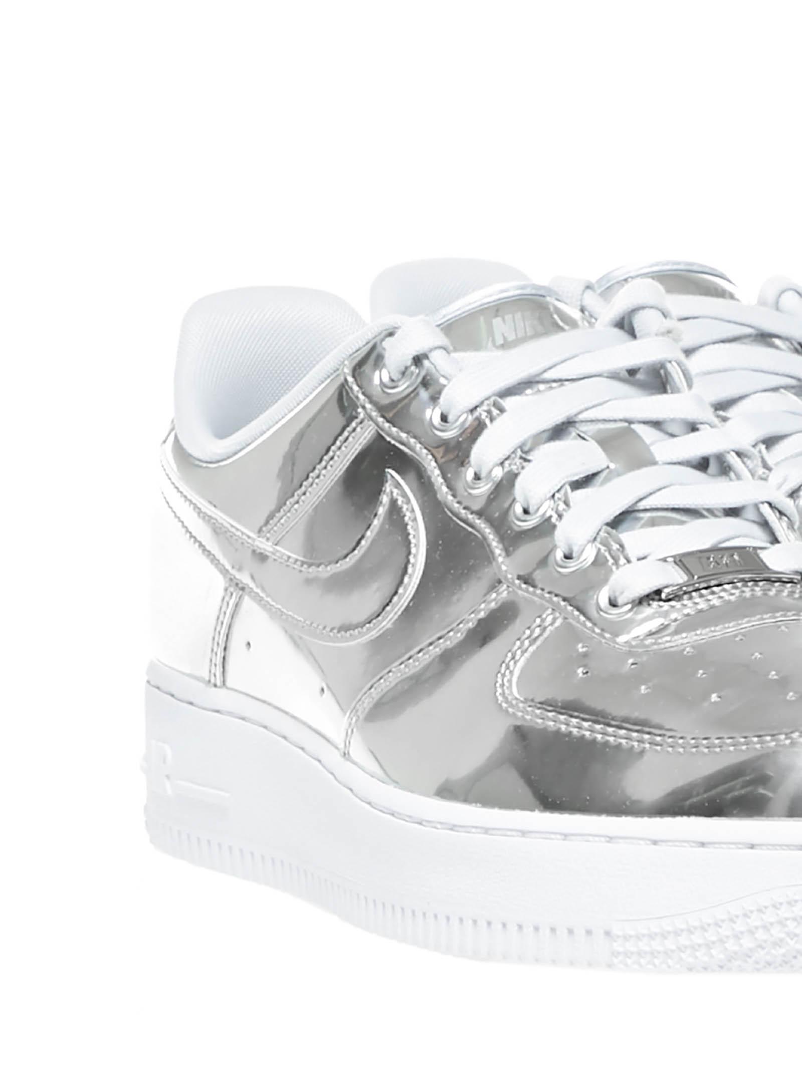 air force 1 metallic silver