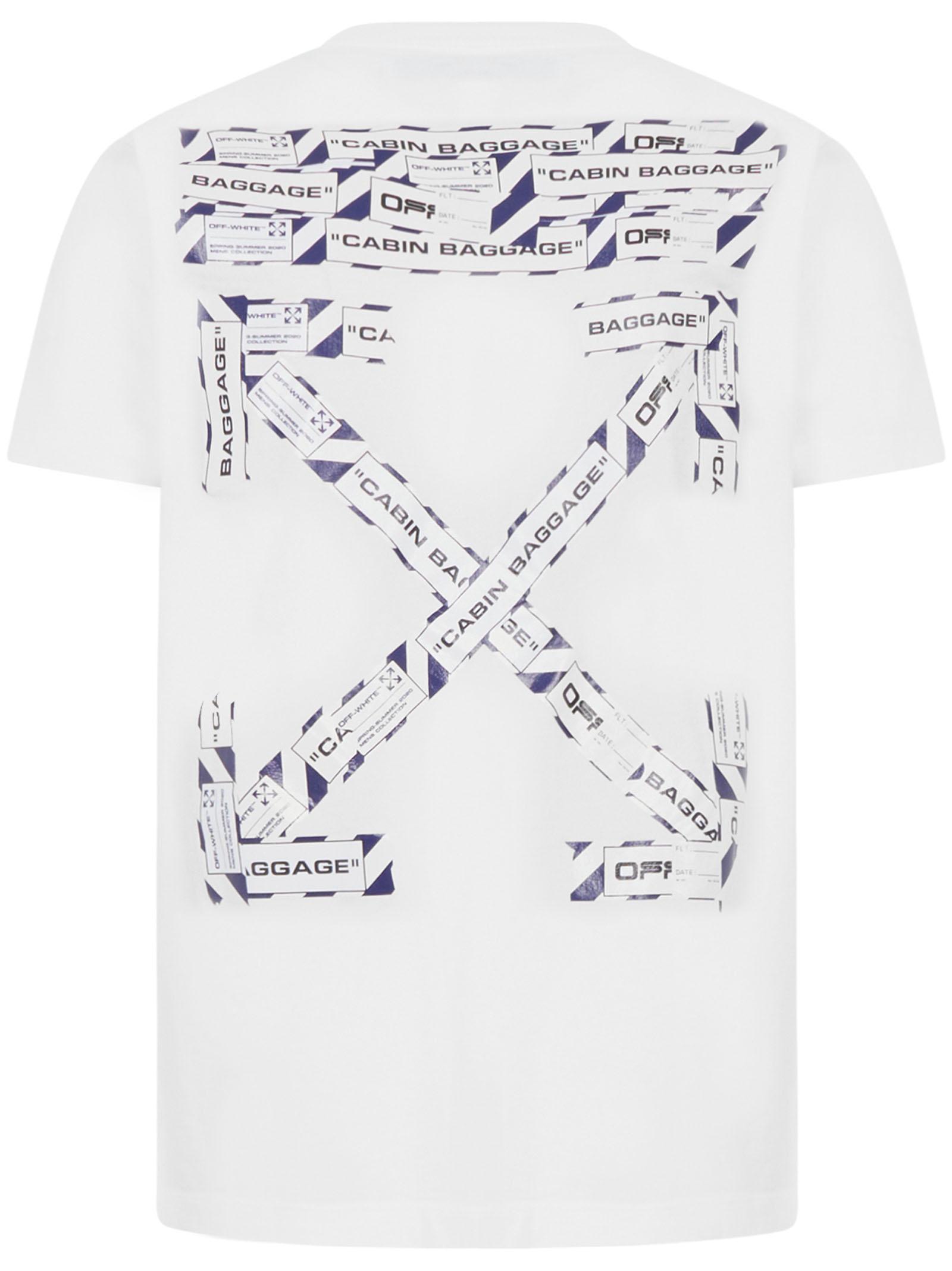 Off white airport tape t shirt Clearance