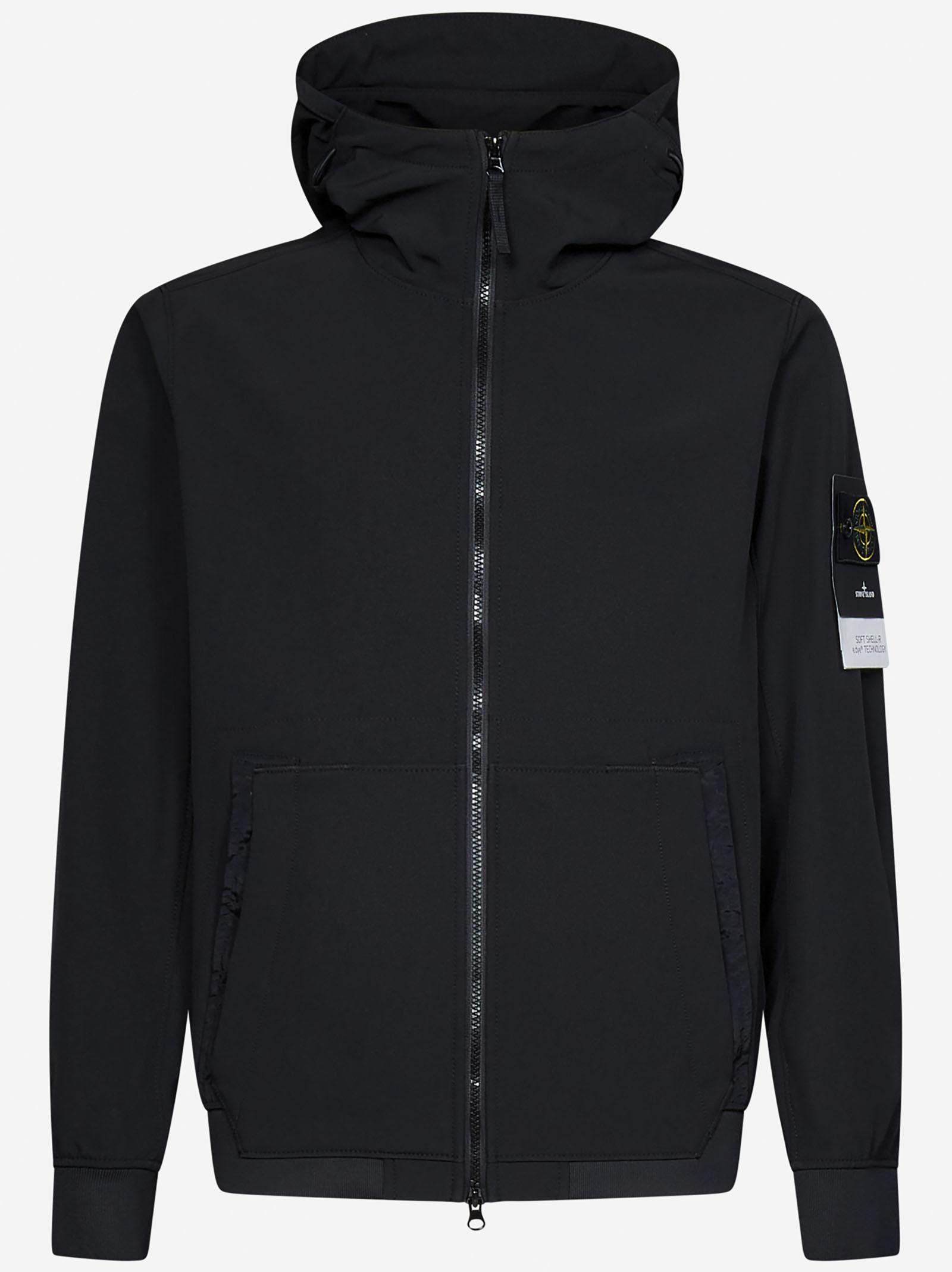 Stone Island Q0122 Soft Shell-r_e.dye® Technology Jacket in Blue for Men |  Lyst