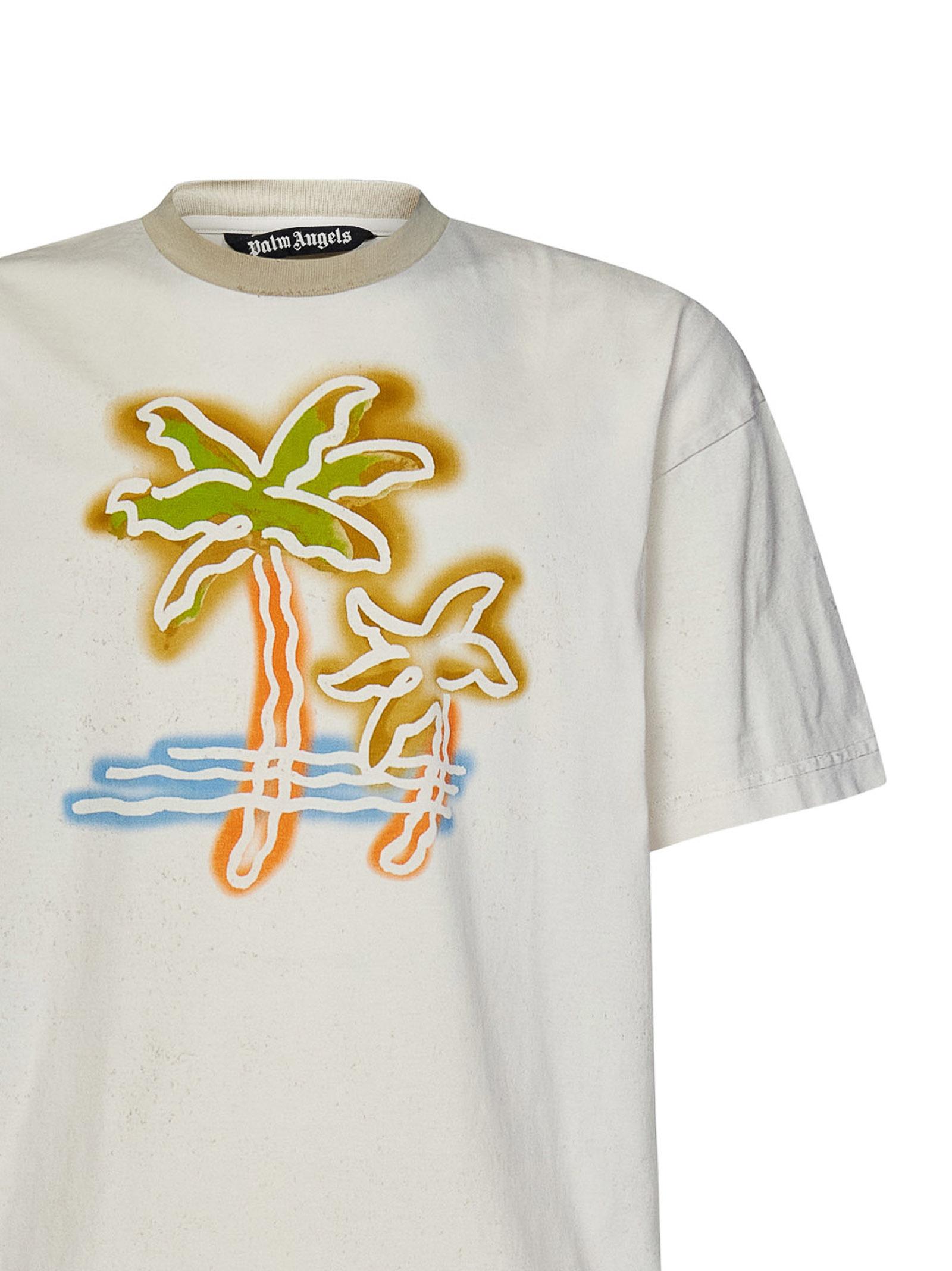 Palm Angels Palm Neon T-shirt in White for Men | Lyst