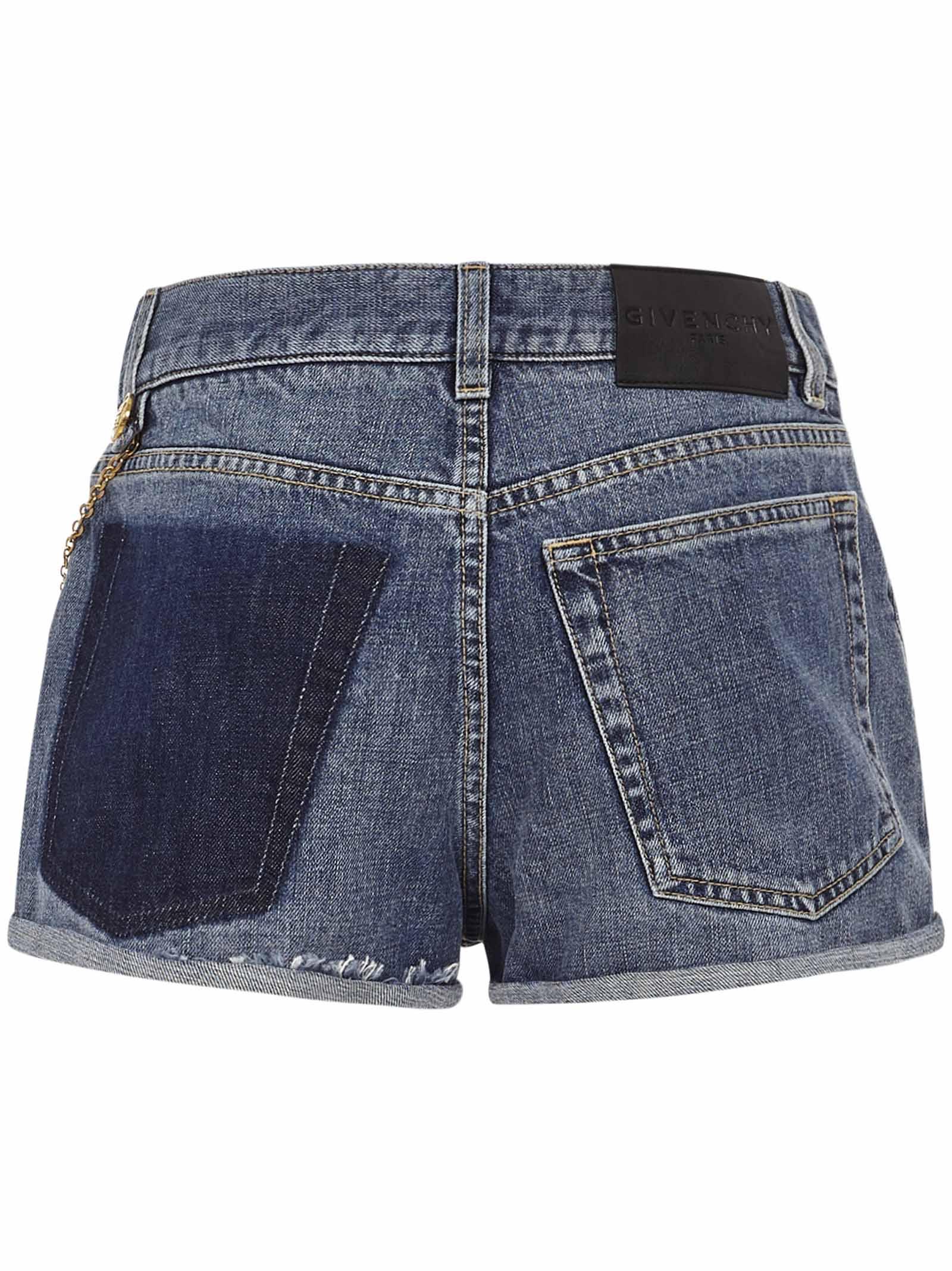 blue givenchy shorts