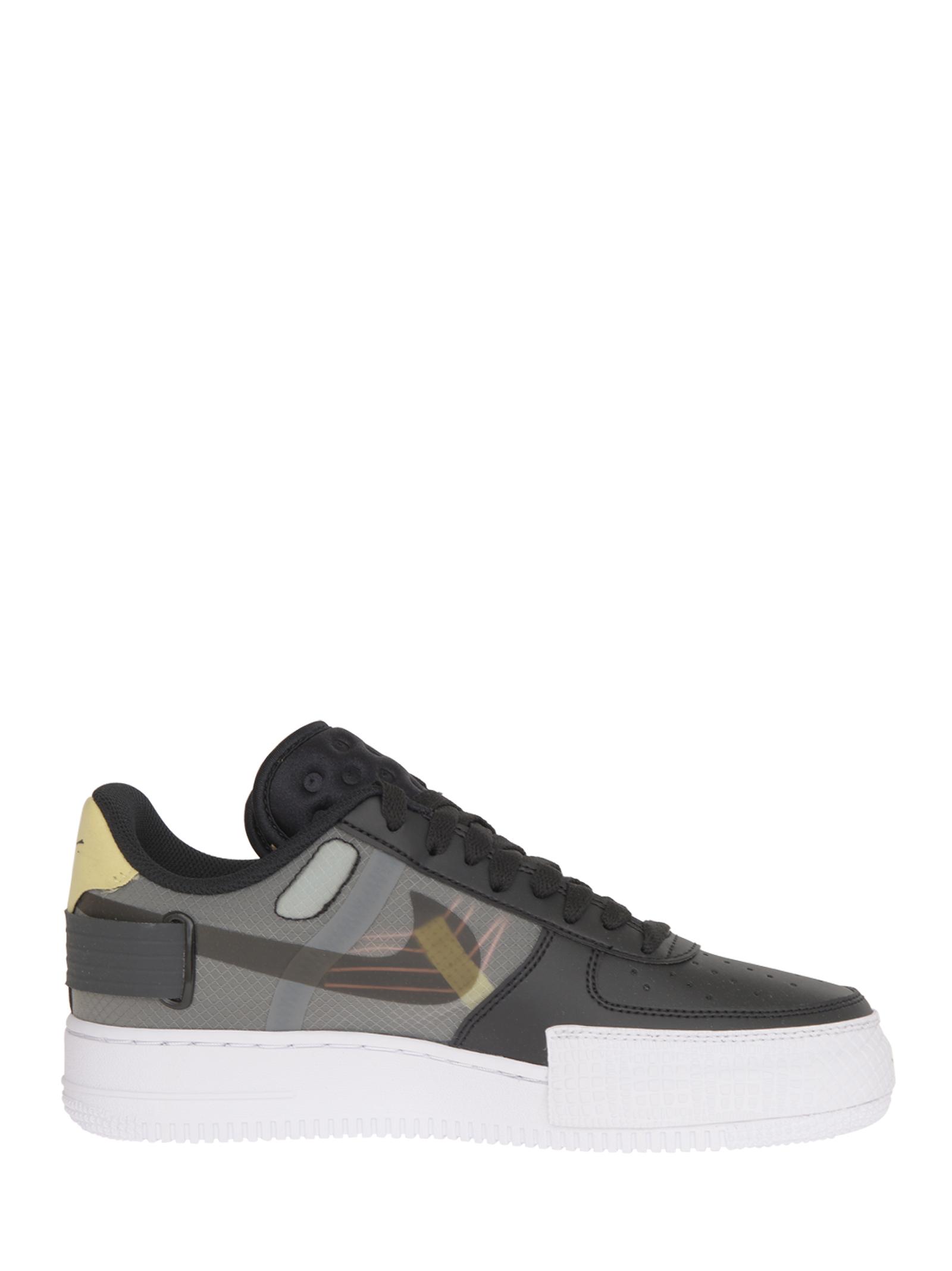 crédito Sabor Premonición Nike *icon Black Air Force 1 Sneakers In Leather With Velcro Strap On The  Heel And Translucent Panel. for Men | Lyst