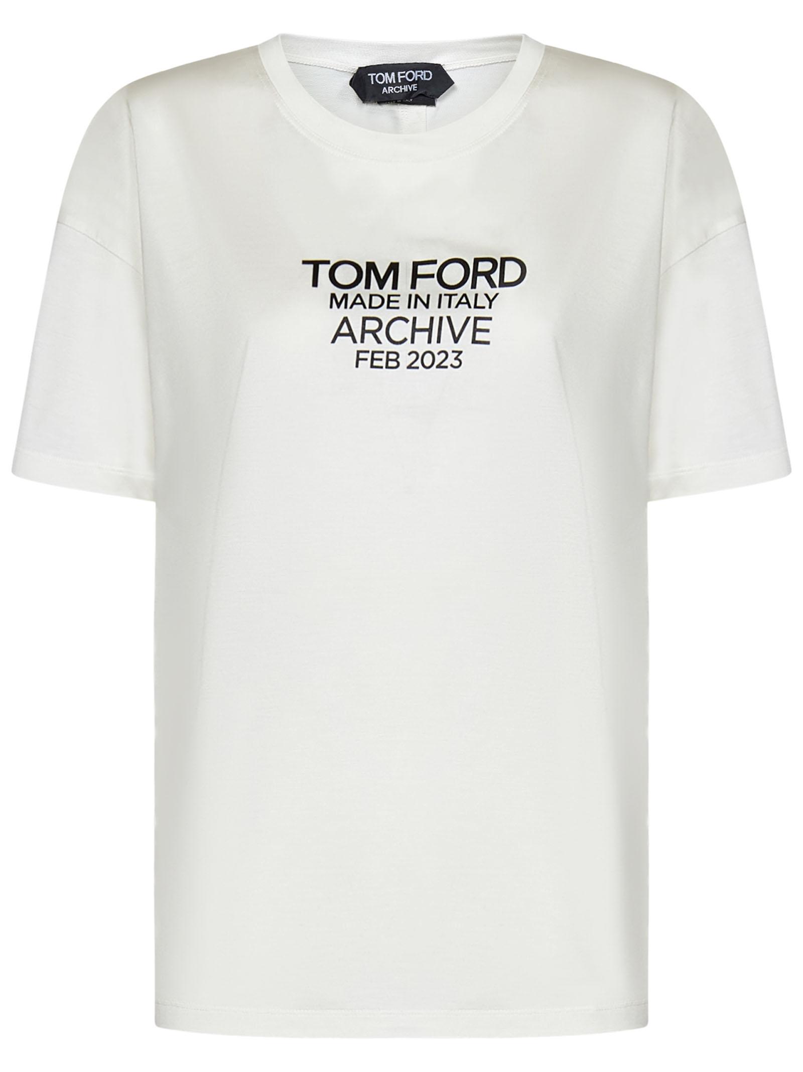 Tom Ford T-shirt in White | Lyst