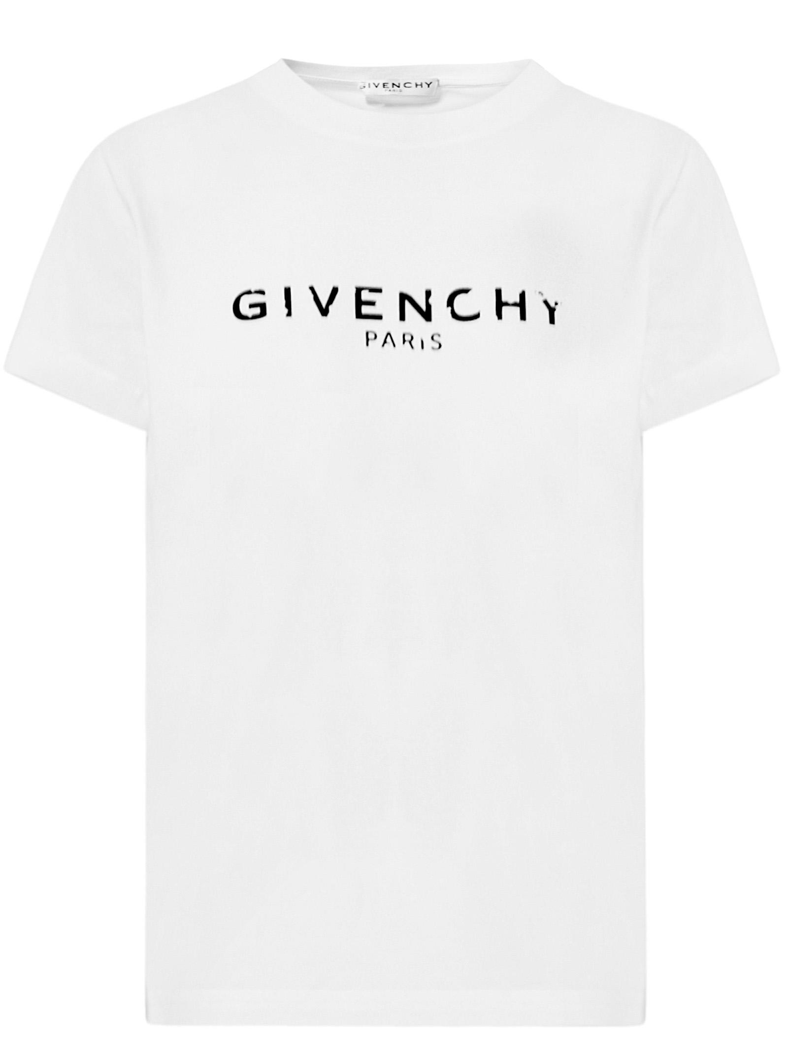 Givenchy Cotton T-shirt in White - Lyst