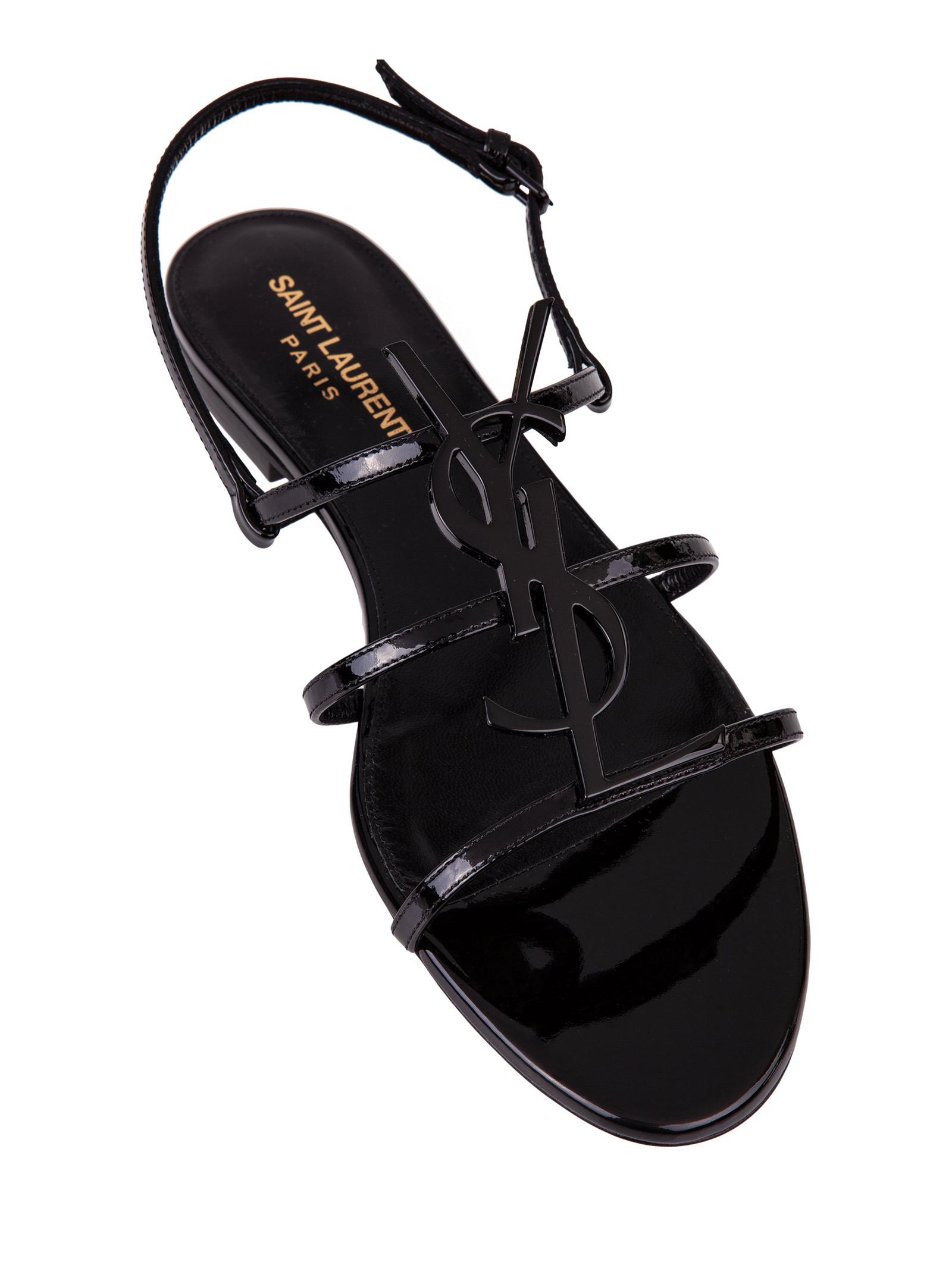 cassandra patent leather sandals