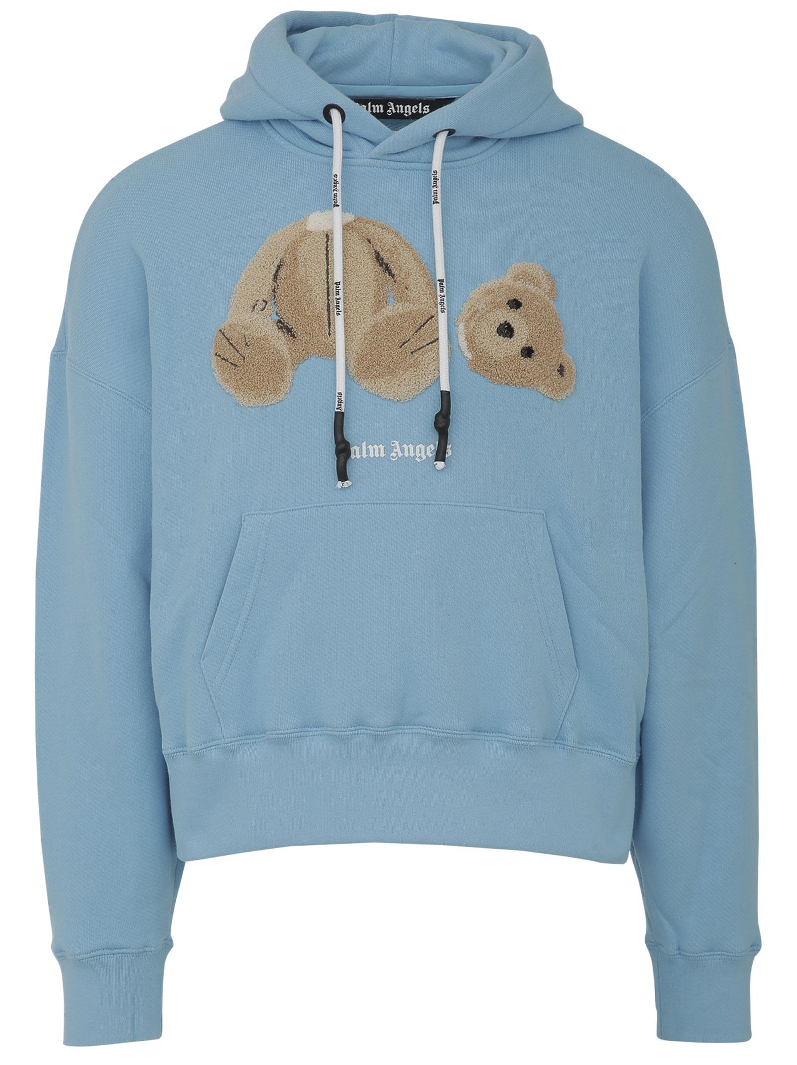 palm angels hoodie baby blue