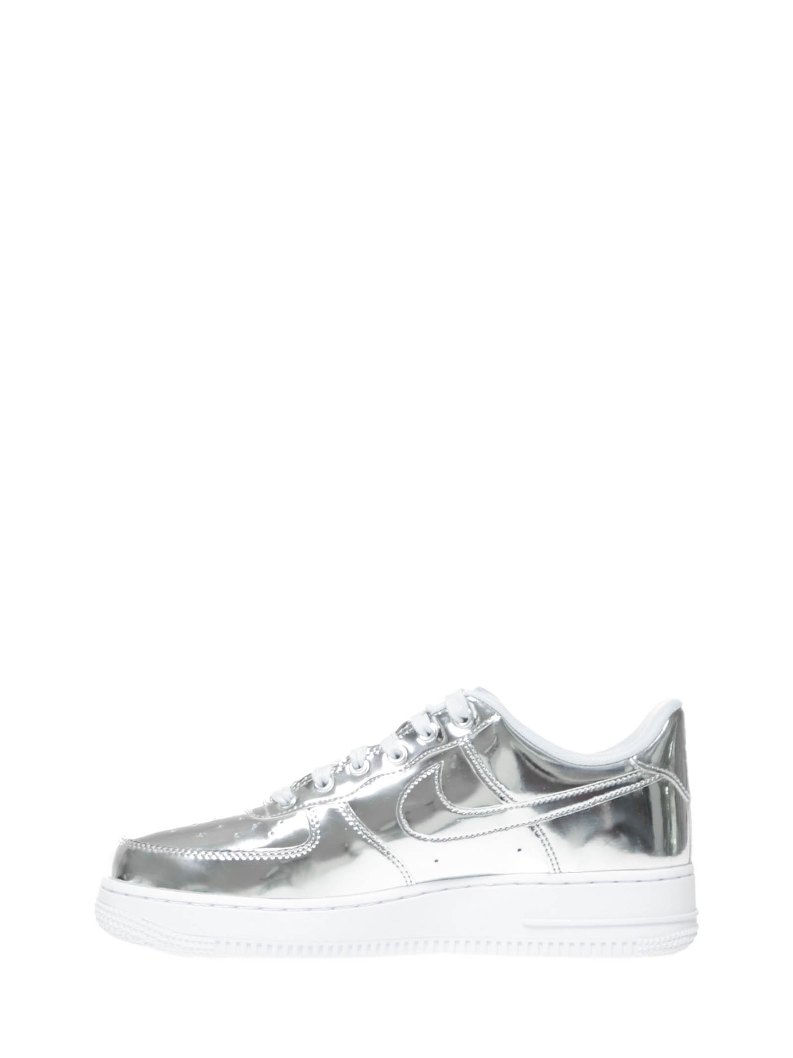 Nike Air Force 1 Sneakers in Silver (Metallic) Lyst