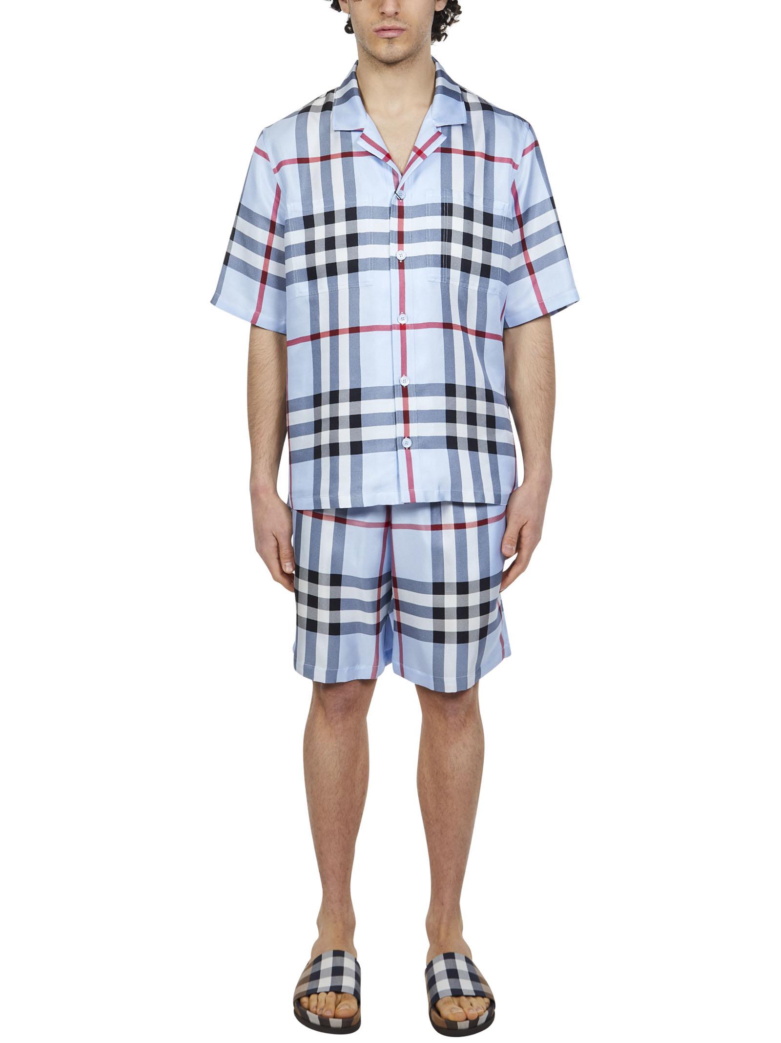 Burberry Shorts in Blue for Men | Lyst