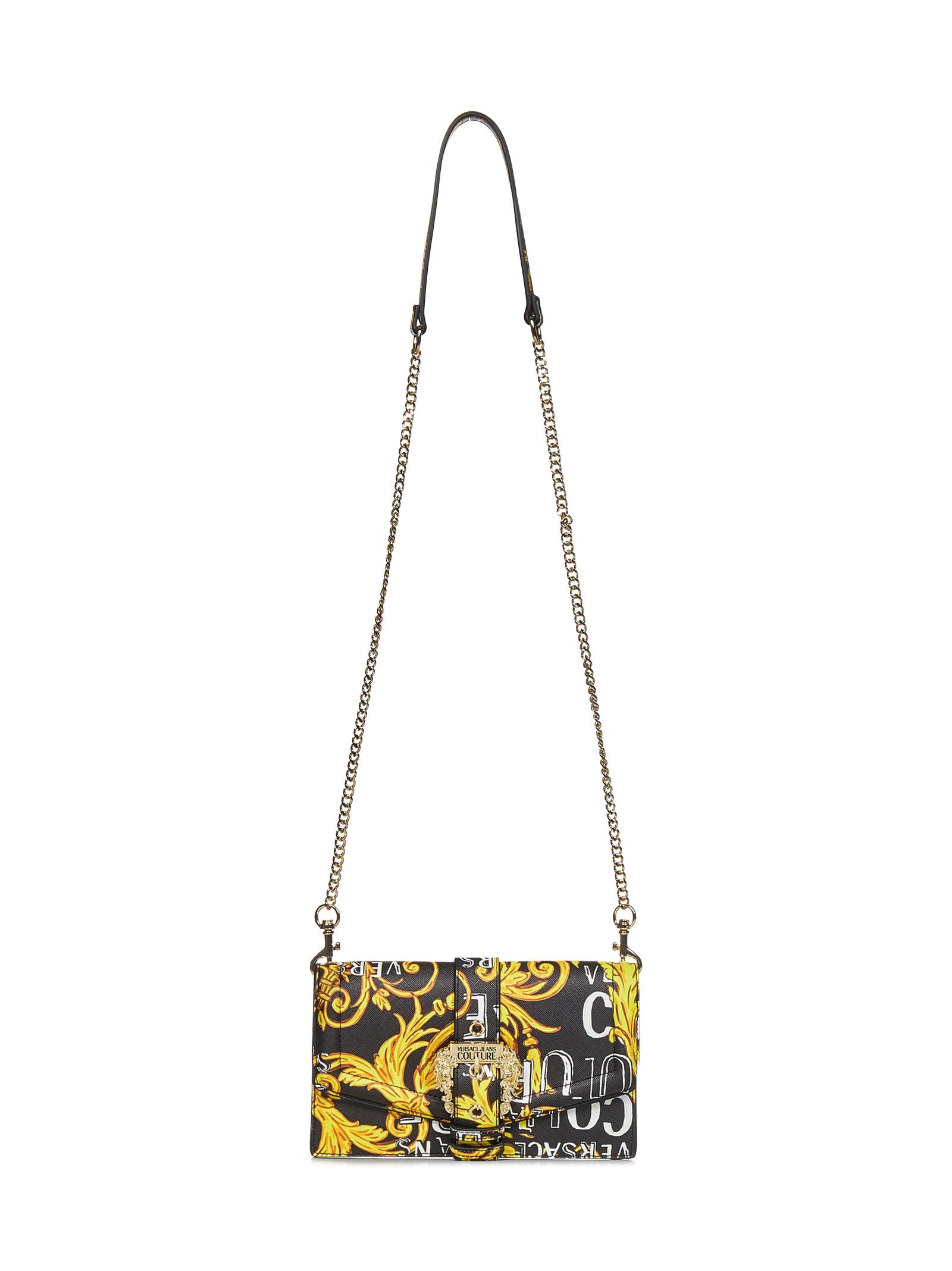 Versace Jeans Couture Wallet On Chain in Yellow | Lyst