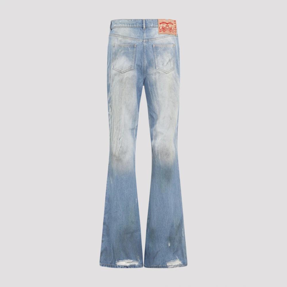 Egonlab Flared Jeans in Blue | Lyst 