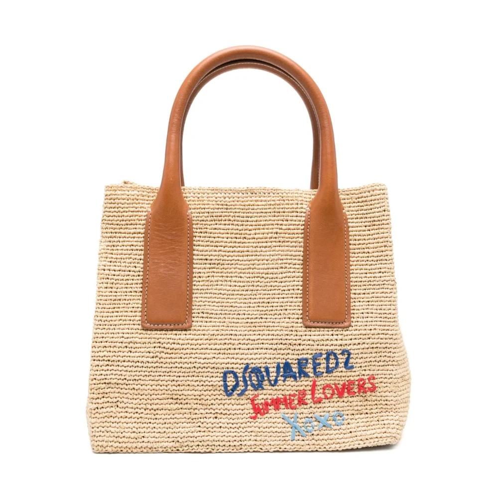 トートバッグ DSQUARED2 Woman Tote bags Beige SPW010400308367 5089 DSQUARED2: Shoulder bag woman - Beige | Dsquared2 tote bags