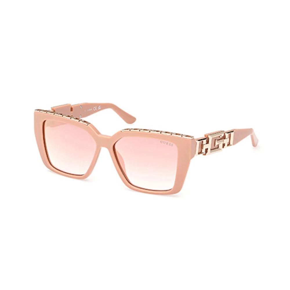 Gafas de sol elegantes en rosa y rojo de Guess de color Rosa Lyst