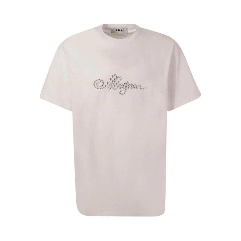 Tシャツ・カットソー MSGM Men T-shirt Natural 3840MM109257002 02 Men's t shirts: cotton, designer and printed - MSGM Official