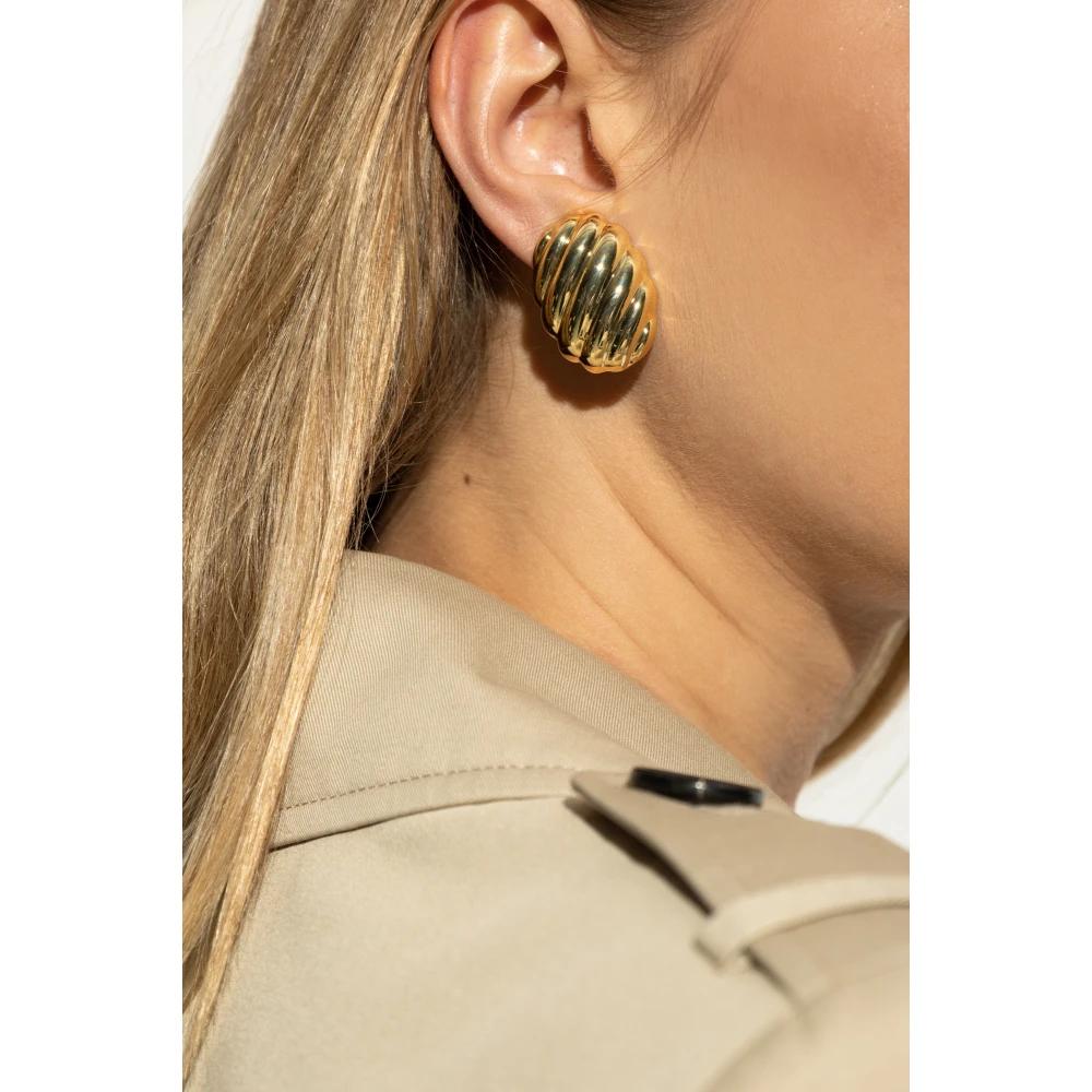 【関税込み】ANINE BING ゴールド Chunky Ribbed ピアス ANIN-WL17_V1.jpg