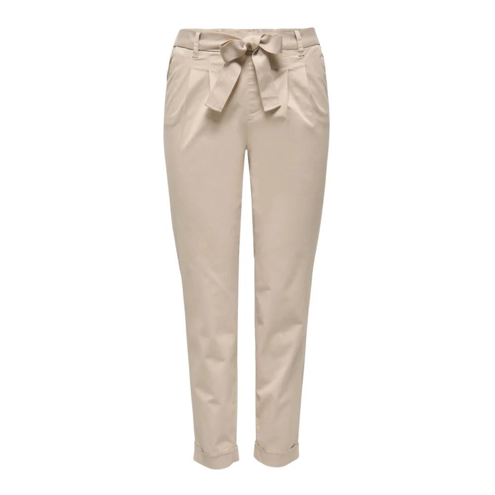ONLY Tall ONLHATTIE PANT - Broek - dark grey/donkergrijs gemêleerd