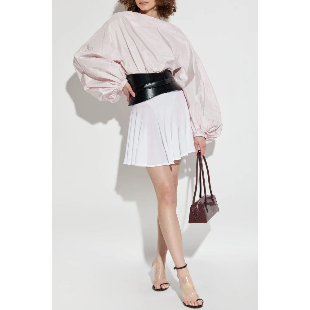 Alaïa Short Skirts in White | Lyst