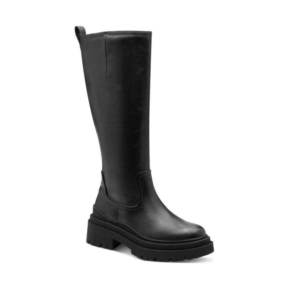 Bottes Femme Tamaris Comfort - Hauteur Genou Avec Stretch - Imperméables DUO-TEX - Semelle Amovible
