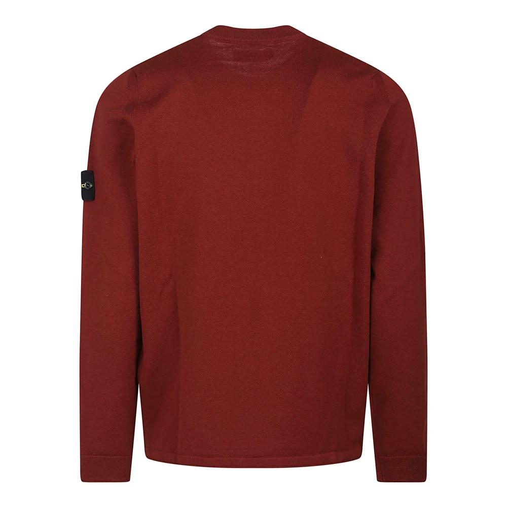 Herren-Strickwaren von Stone Island in Rot Lyst DE