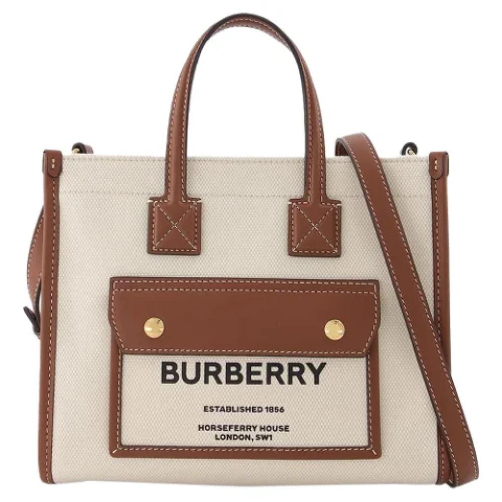 Burberry Tote Bags in Brown Lyst
