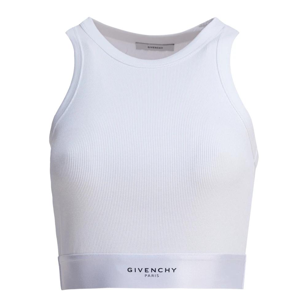 Tシャツ・カットソー GIVENCHY WHITE STRETCH COTTON TANK TOP Givenchy White Stretch Cotton Tank Top | italist