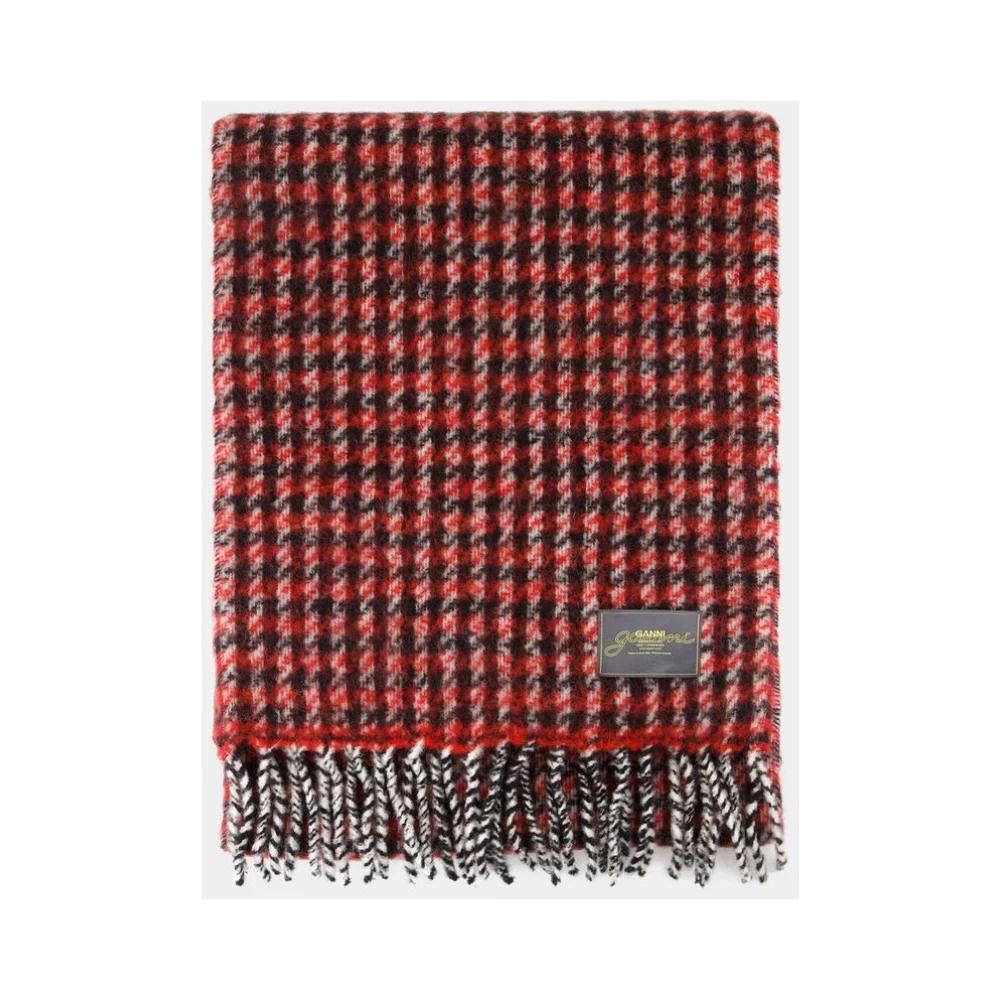 マフラー・ストール Ganni Scarf - Ganni - Synthetic - Red Ganni(ガニー) マフラー・ストール(レディース) - 海外通販のBUYMA