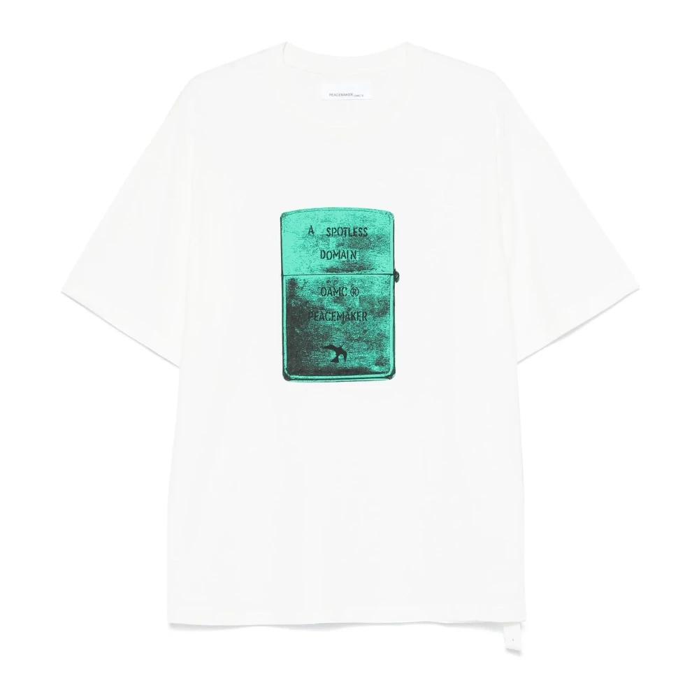 Tシャツ・カットソー OAMC Men T Shirts PCM1OT06AJE003002 WHT WHITE T-shirts | OAMC