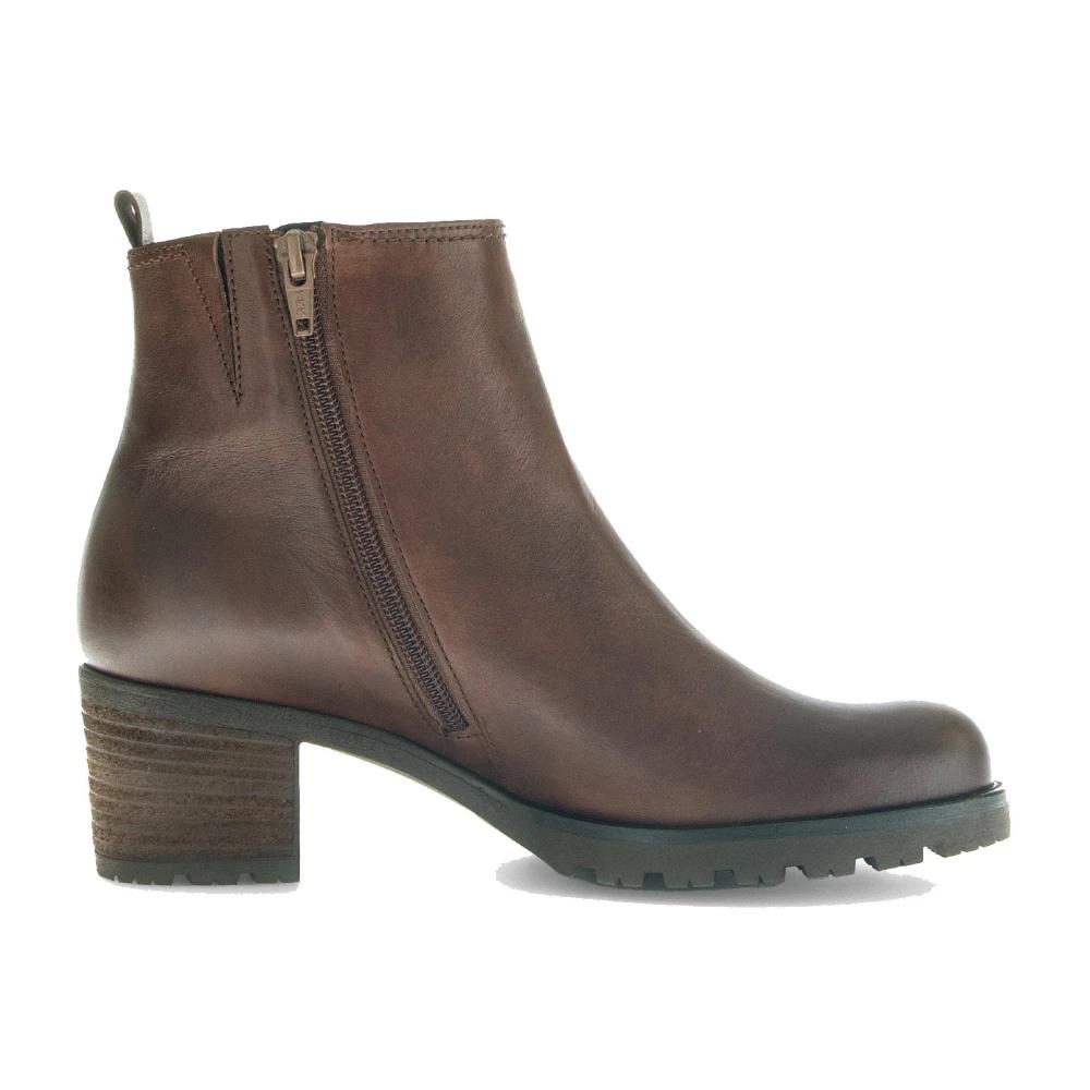 Gabor donna chelsea boots/stivaletti in pelle liscia nera