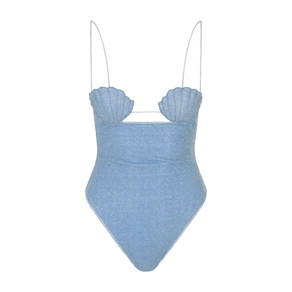 ワンピース水着 OSEREE Woman Swimsuit Blue LIS250 NIGHT BLUE Night blue Lumière Sporty swimsuit Oséree - women - OSÉREE