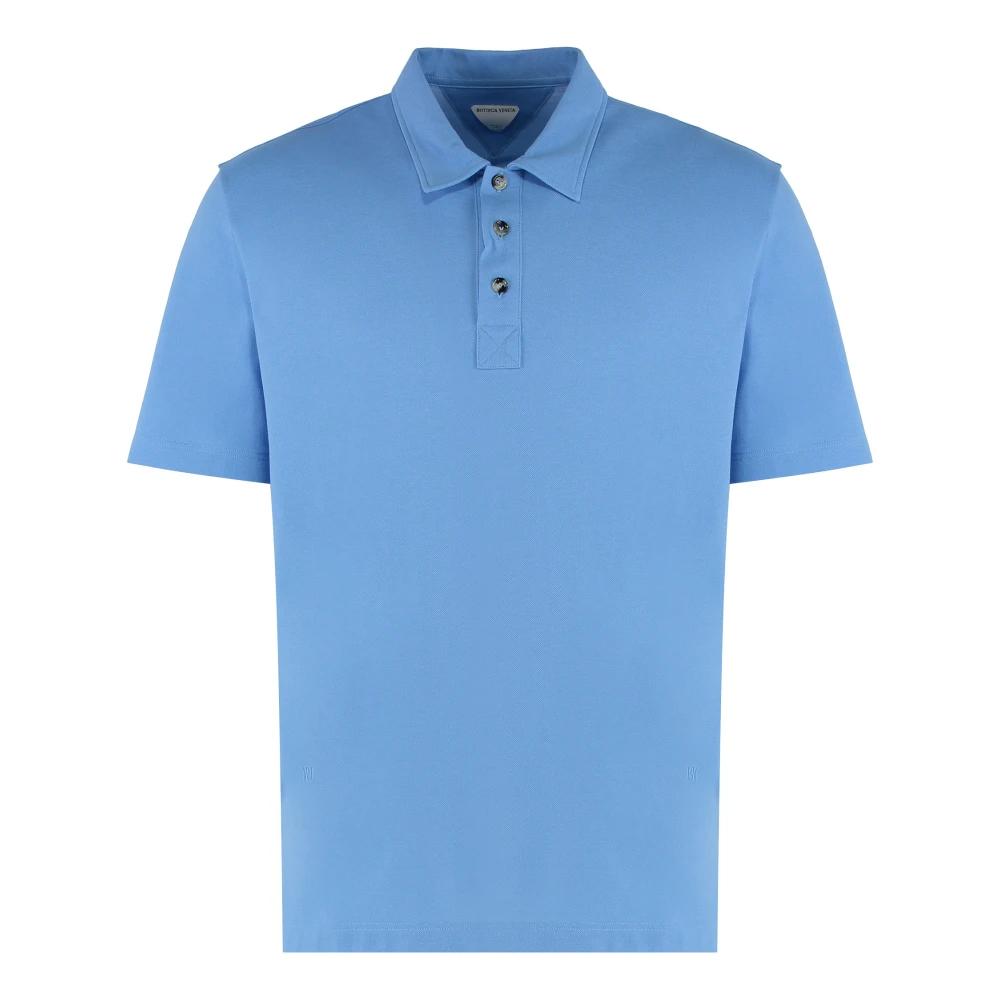 bottega veneta 2020fw 長袖ポロシャツ Bottega Veneta Washed-out cotton jersey polo shirt Bottega Veneta