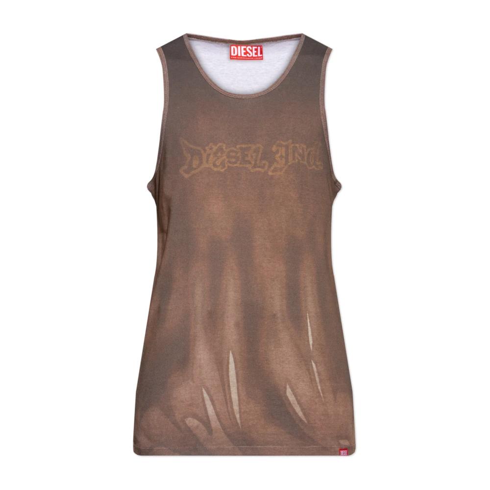 DIESEL Men's Sleeveless Knit Tシャツ DIESEL Men´s Sleeveless Knit Tシャツ