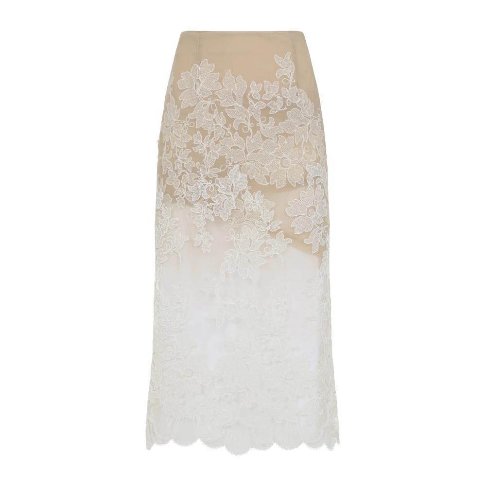スカート Ermanno Scervino Tailored Straight-Cut Wool Skirt d2aacd75ce1e429489e85043dc9e5a