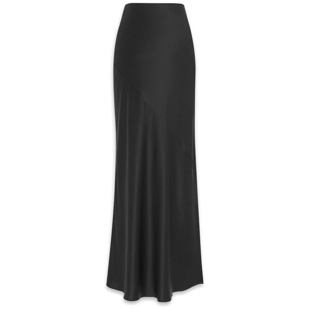 【関税込み】saint laurent Long skirt Saint Laurent - Black Velvet Long Skirt | Mitchell Stores