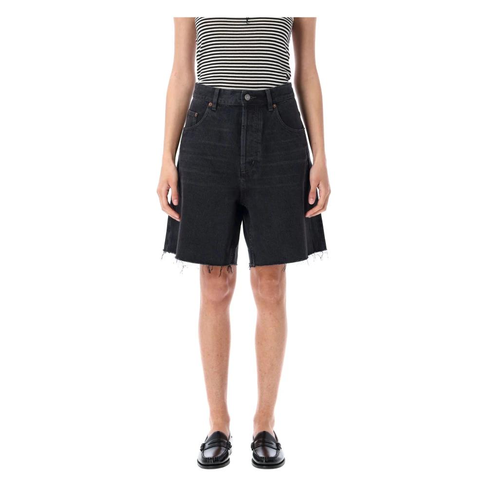 パンツ SAINT LAURENT Women Shorts  Burmudas 786708 Y3A99 1438 GREY SAINT LAURENT Flared pleated cashmere shorts | NET-A-PORTER